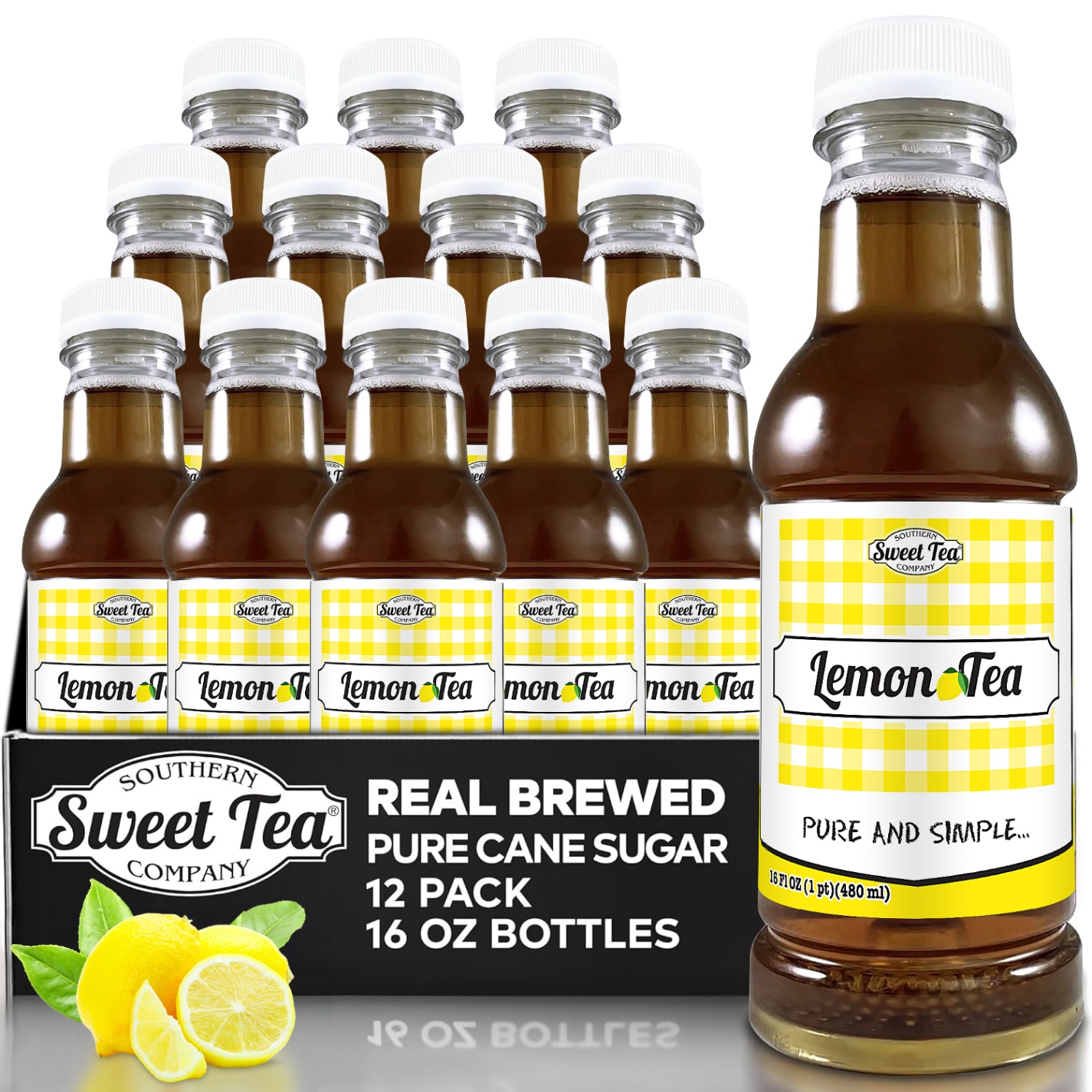 Southern Sweet Tea Company Lemon Tea 12-Pack — bottle sweet tea