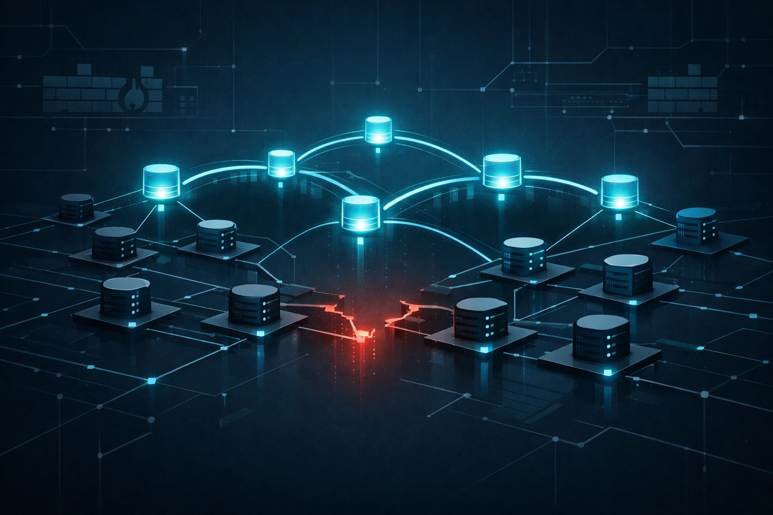 Network security dashboard displaying privileged access pathways and system vulnerabilities