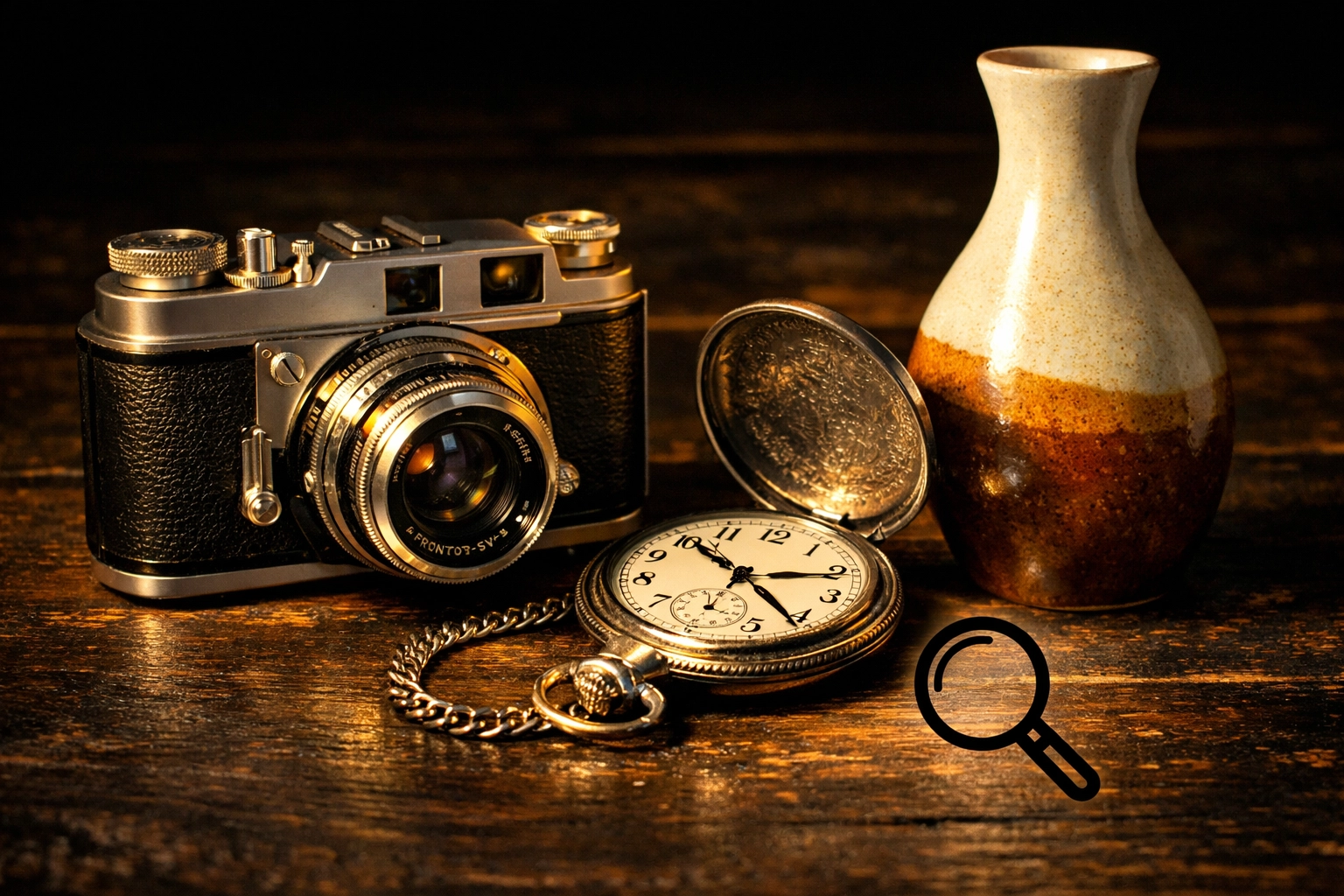 Vintage collectibles illustrating estate liquidation and maximizing value during a Columbus house cleanout.