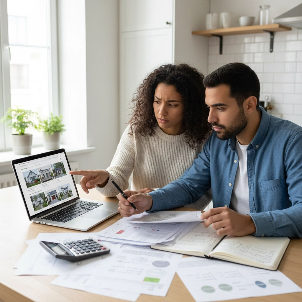 A person looking at multiple confusing charts and graphs, symbolizing the analysis paralysis and common hurdles buyers face when deciding to purchase a home in South Jersey. A person looking at multiple confusing charts and graphs, symbolizing the analysis paralysis and common hurdles buyers face when deciding to purchase a home in South Jersey.
