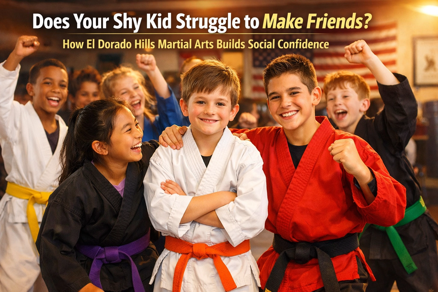 [HERO] Does Your Shy Kid Struggle to Make Friends? How El Dorado Hills Martial Arts Builds Social Confidence