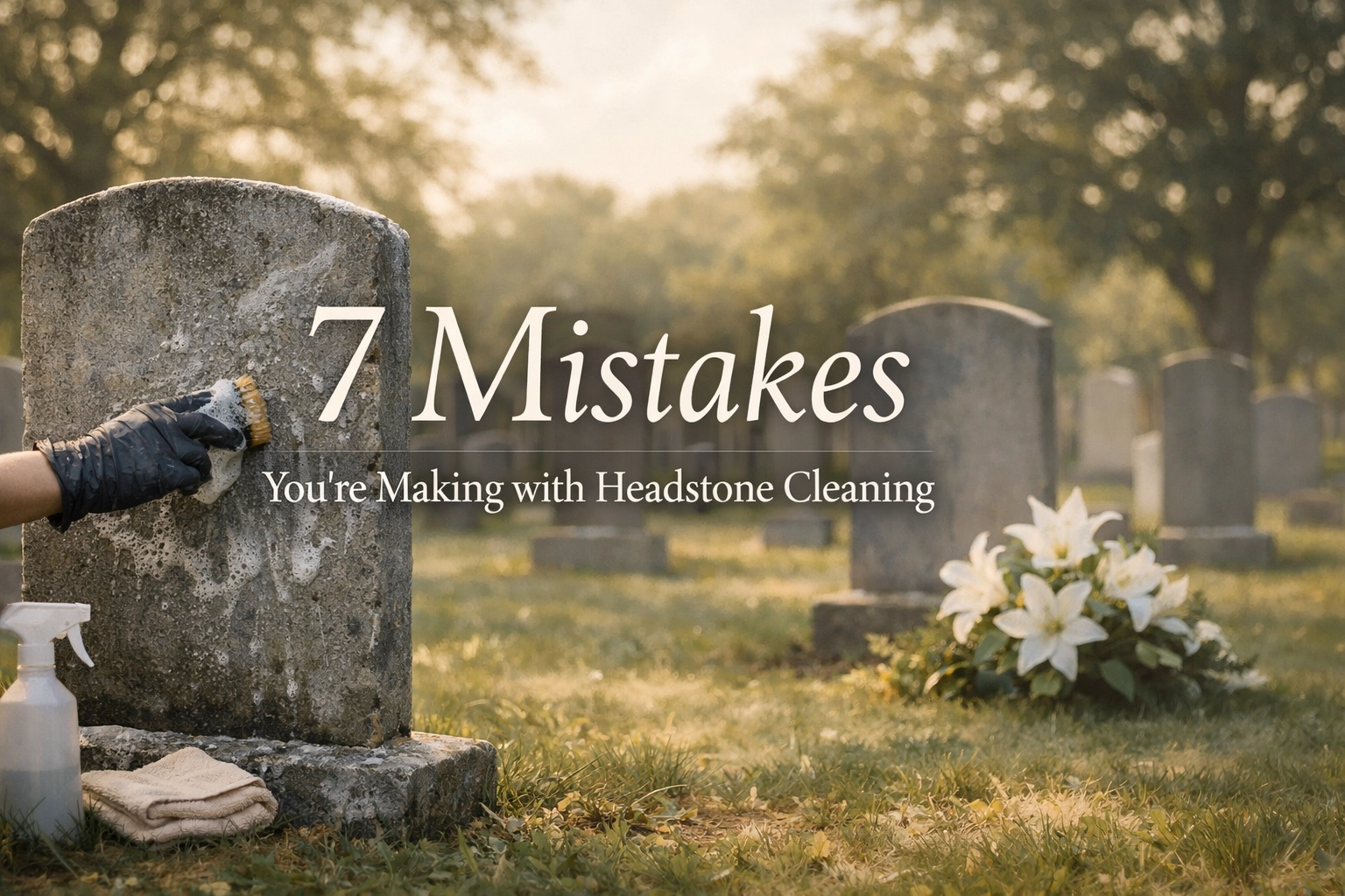 7 Mistakes You're Making with Headstone Cleaning