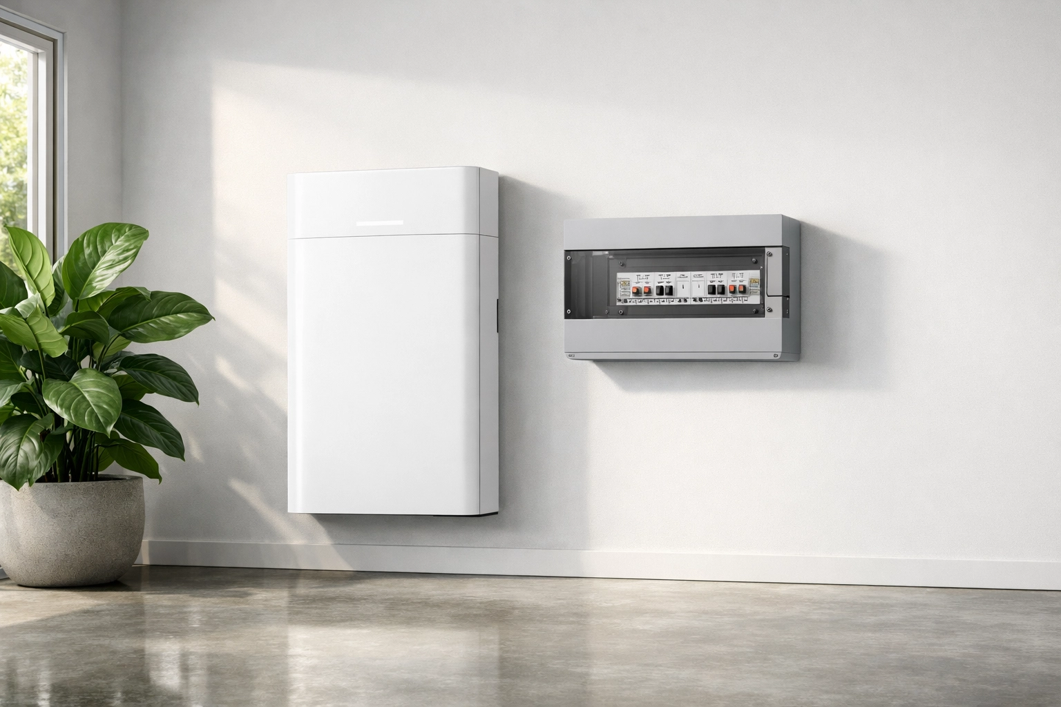 Professional installation of a Tesla Powerwall 3 home battery in a modern garage.