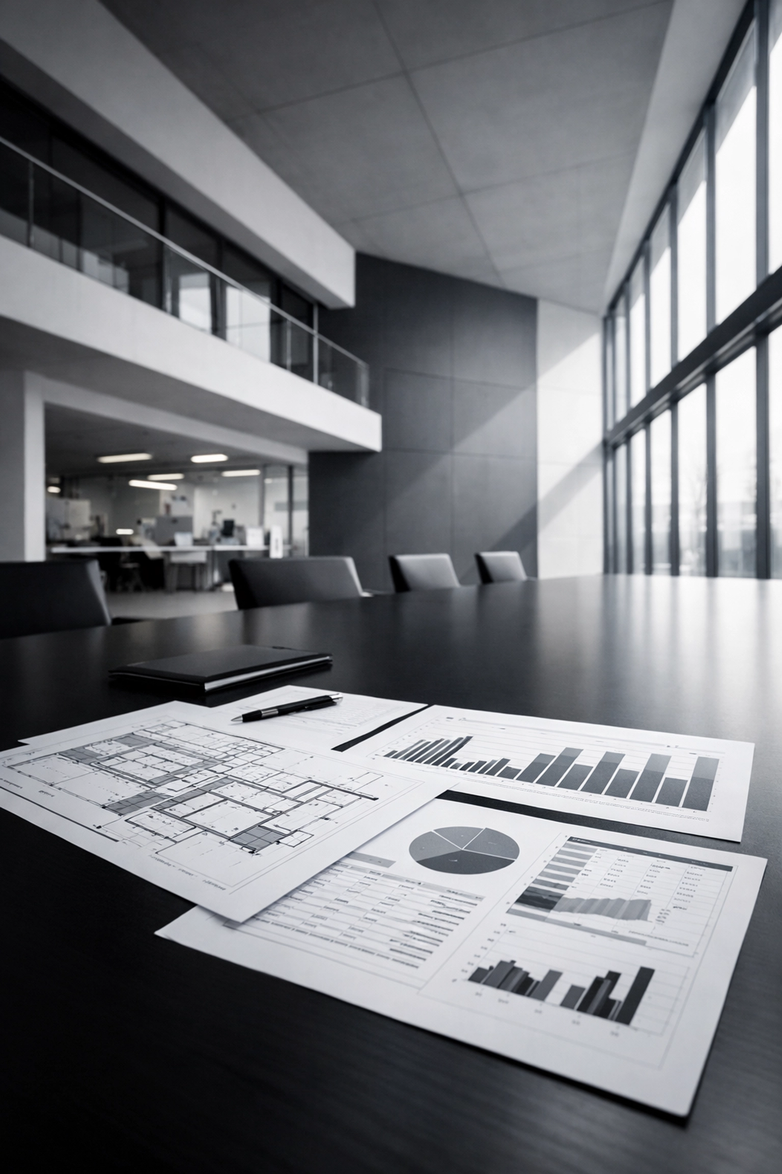 NYLFW research facility with fashion data and strategic planning documents