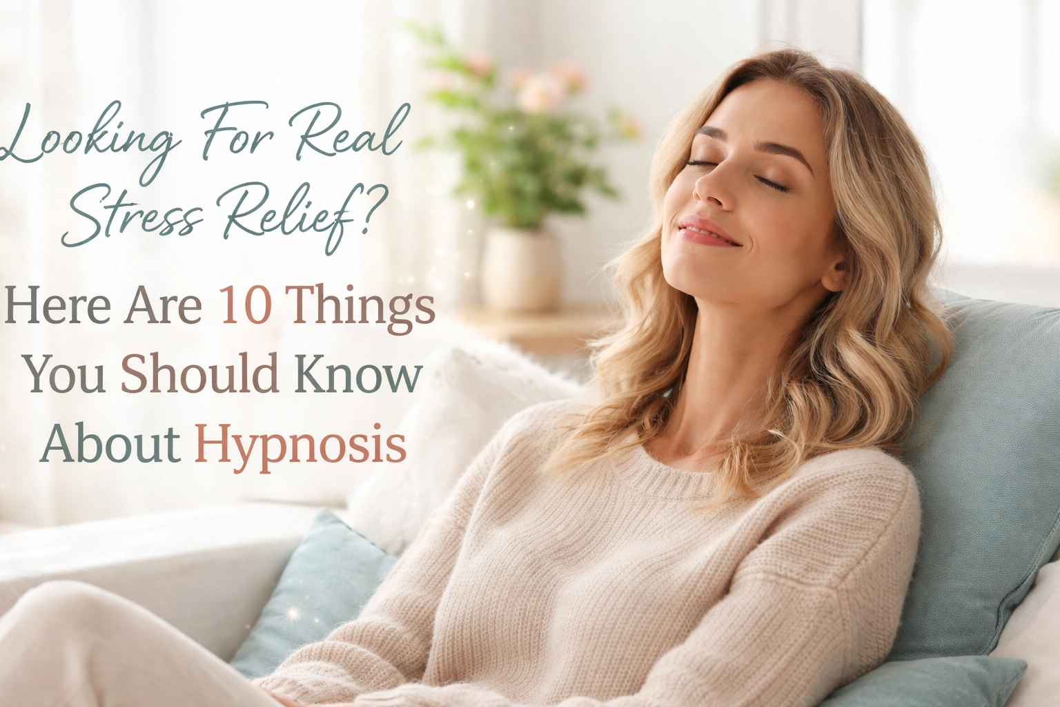 Looking For Real Stress Relief? Here Are 10 Things You Should Know About Hypnosis