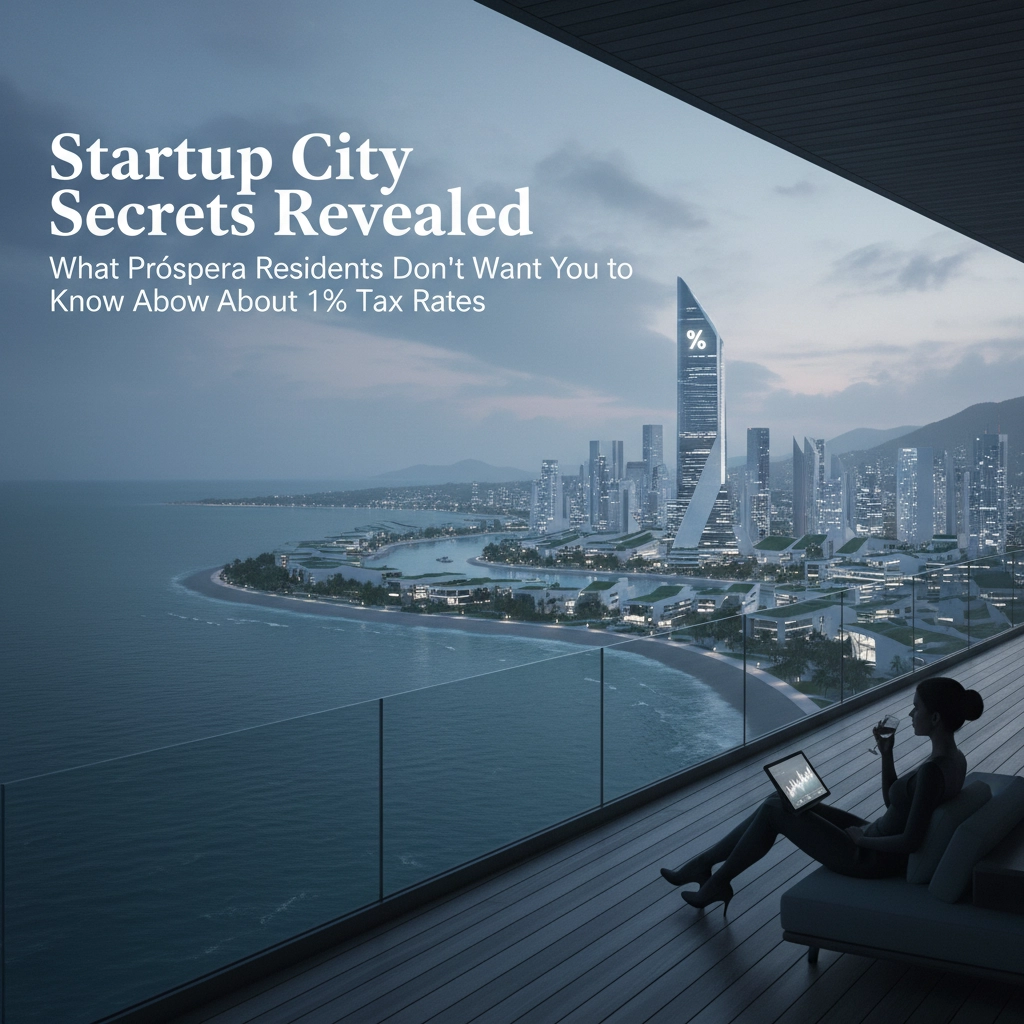 Startup City Secrets Revealed: What Próspera Residents Don't Want You to Know About 1% Tax Rates