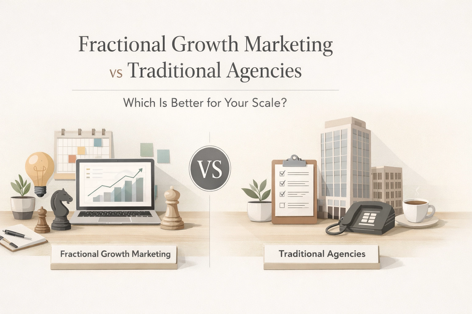 [HERO] Fractional Growth Marketing vs Traditional Agencies: Which Is Better for Your Scale?