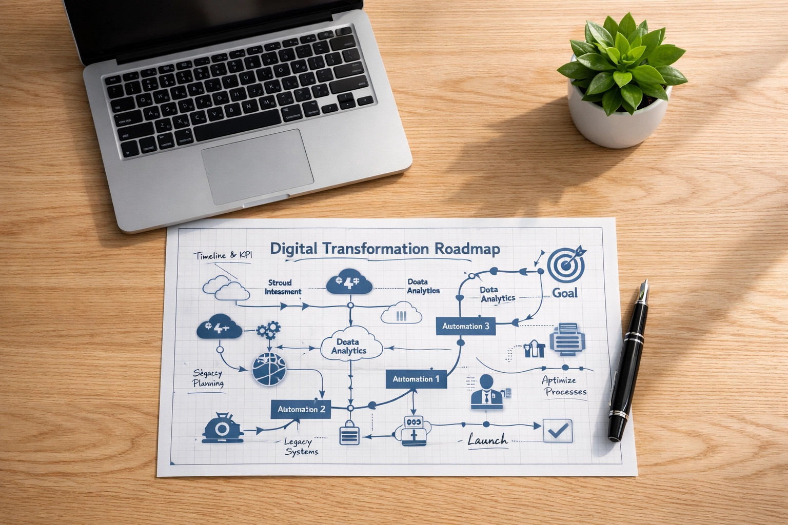 Strategic ServiceNow implementation partner roadmap for digital transformation and ROI.