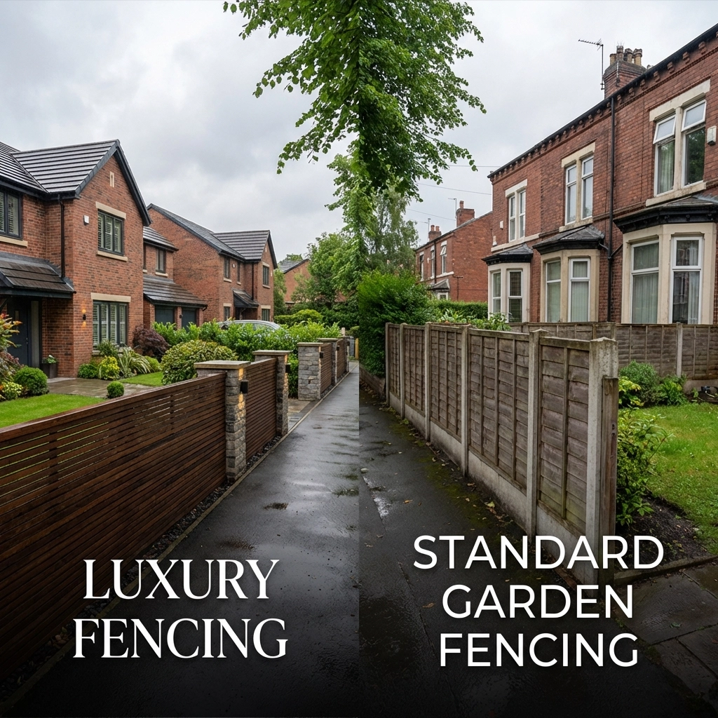 Luxury Fencing vs. Standard Garden Fencing: Which Is Better for Your Manchester Property Value?