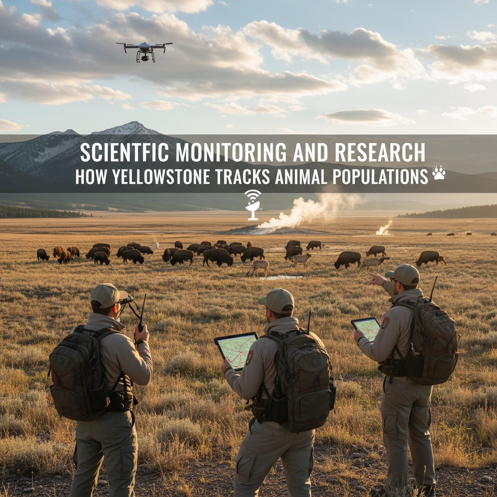 Scientific Monitoring and Research: How Yellowstone Tracks Animal Populations