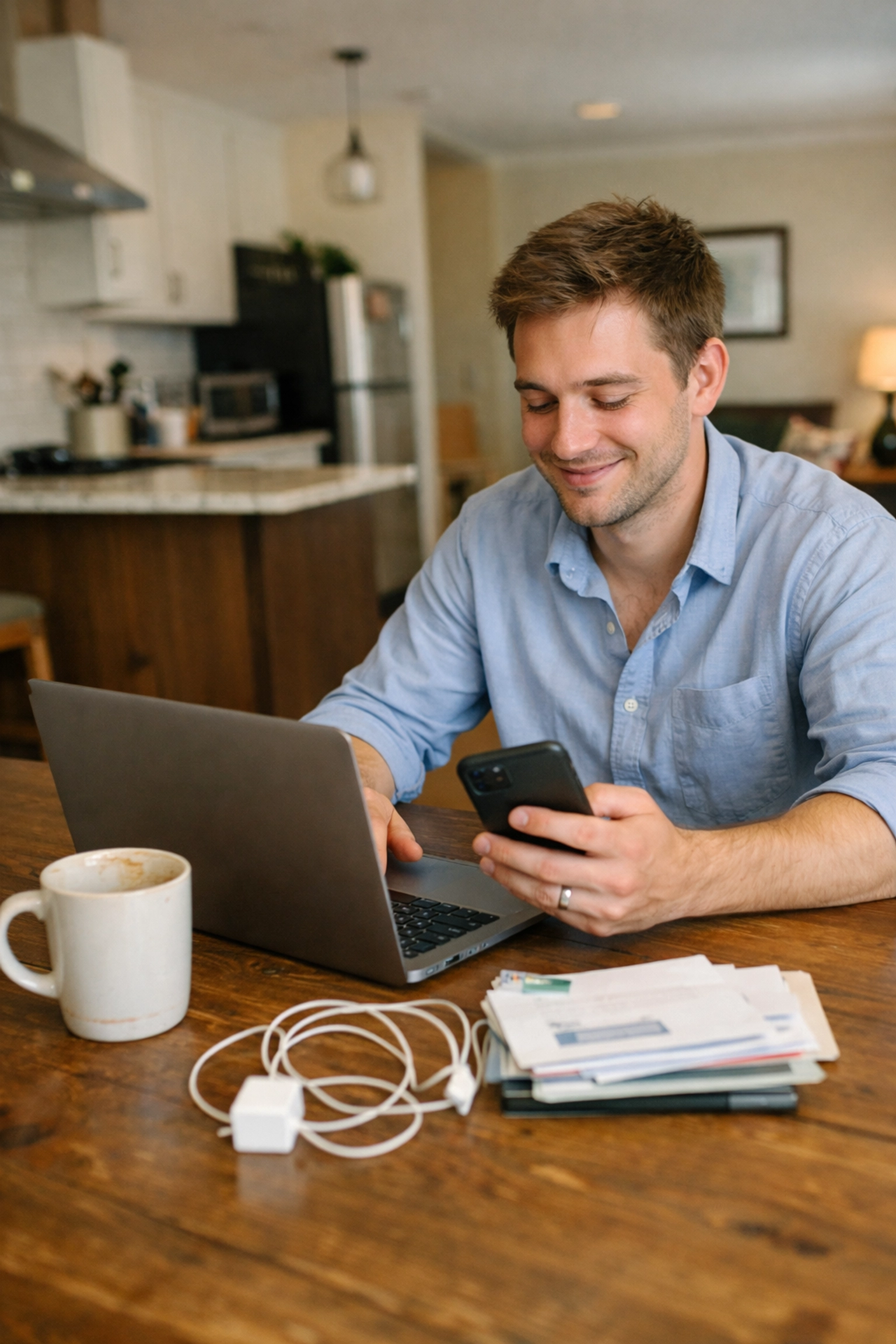 Professional using the Raleigh housing cheat code to save $1,000 monthly in a co-living home.