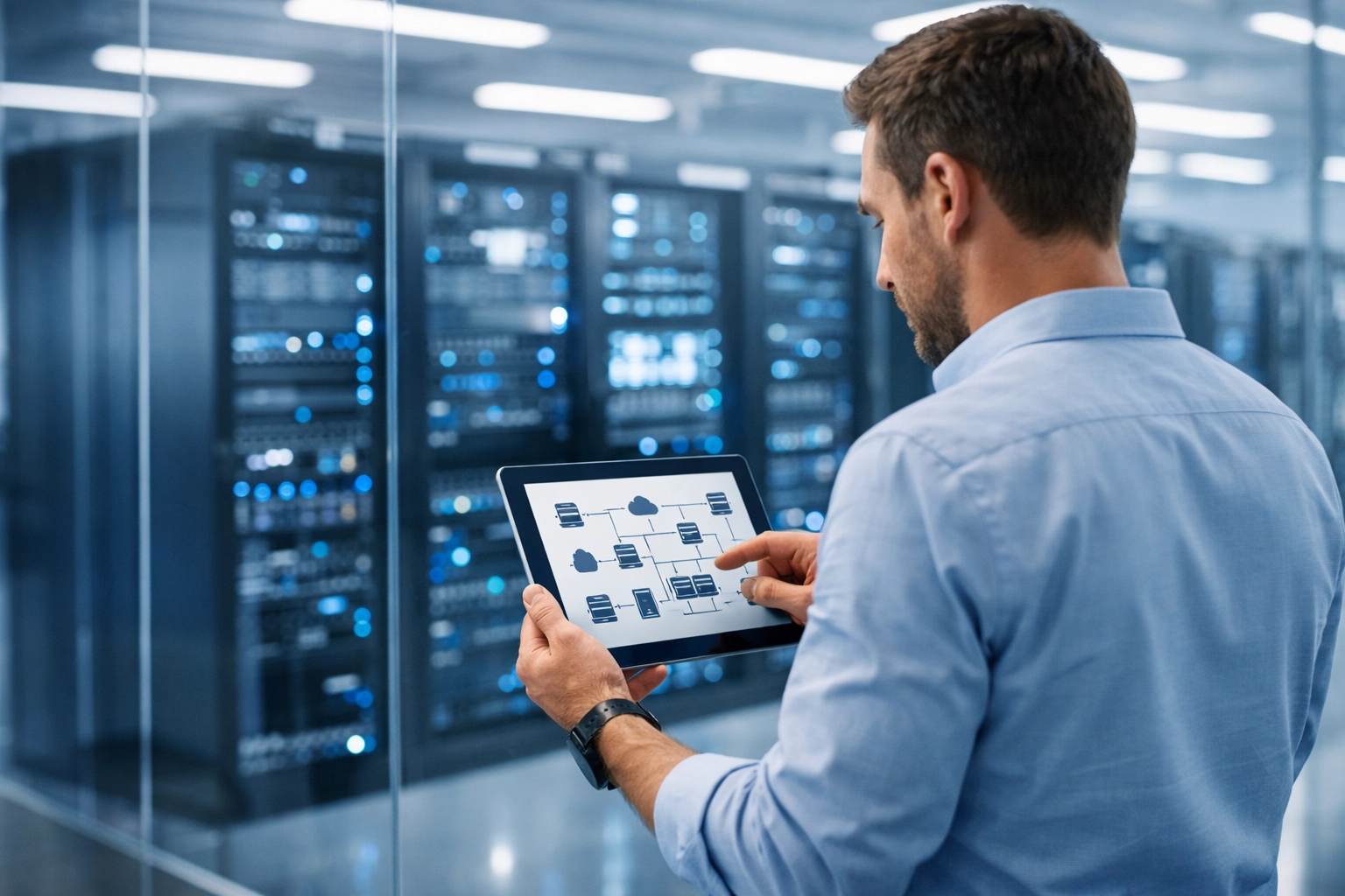 IT professional monitoring ServiceNow CMDB and infrastructure configuration data