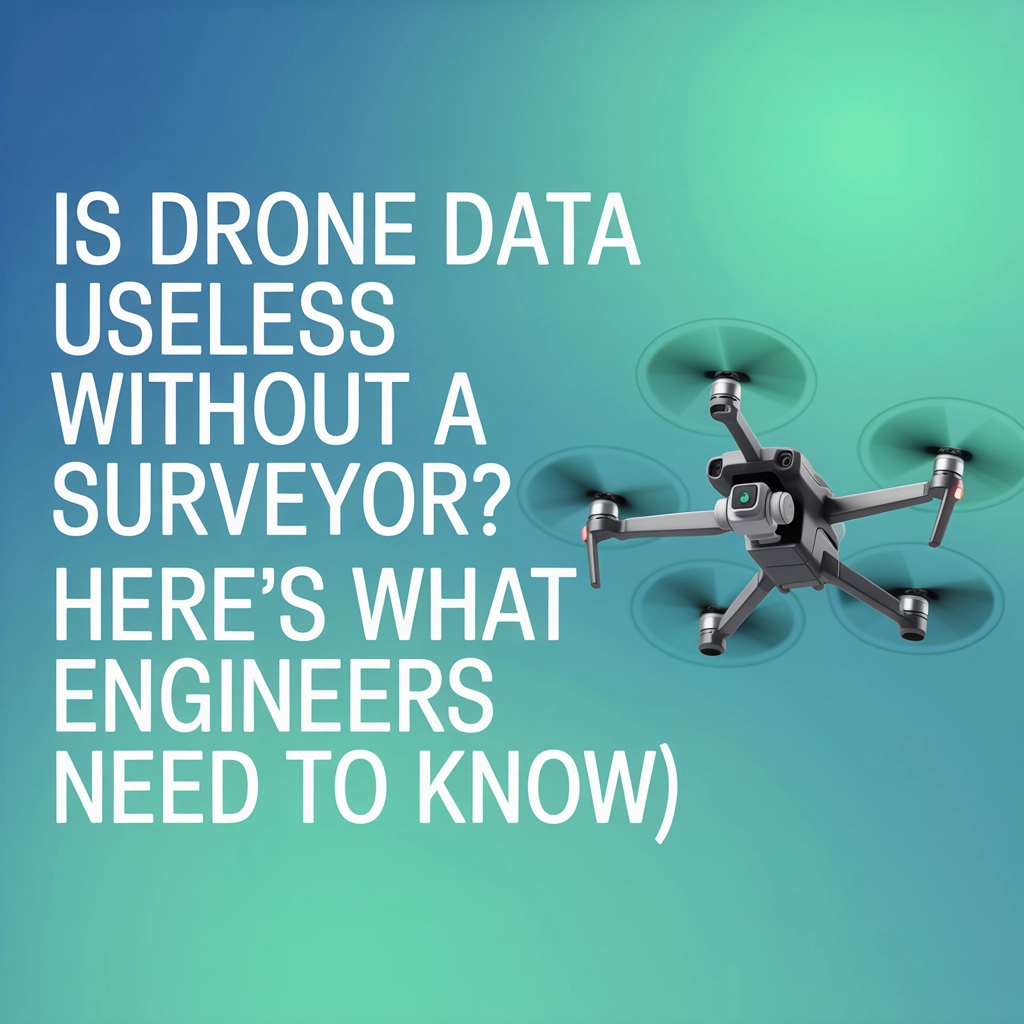 Is Drone Data Useless Without a Licensed Surveyor? (Spoiler: No, Here&#39;s What Engineers Need to Know)