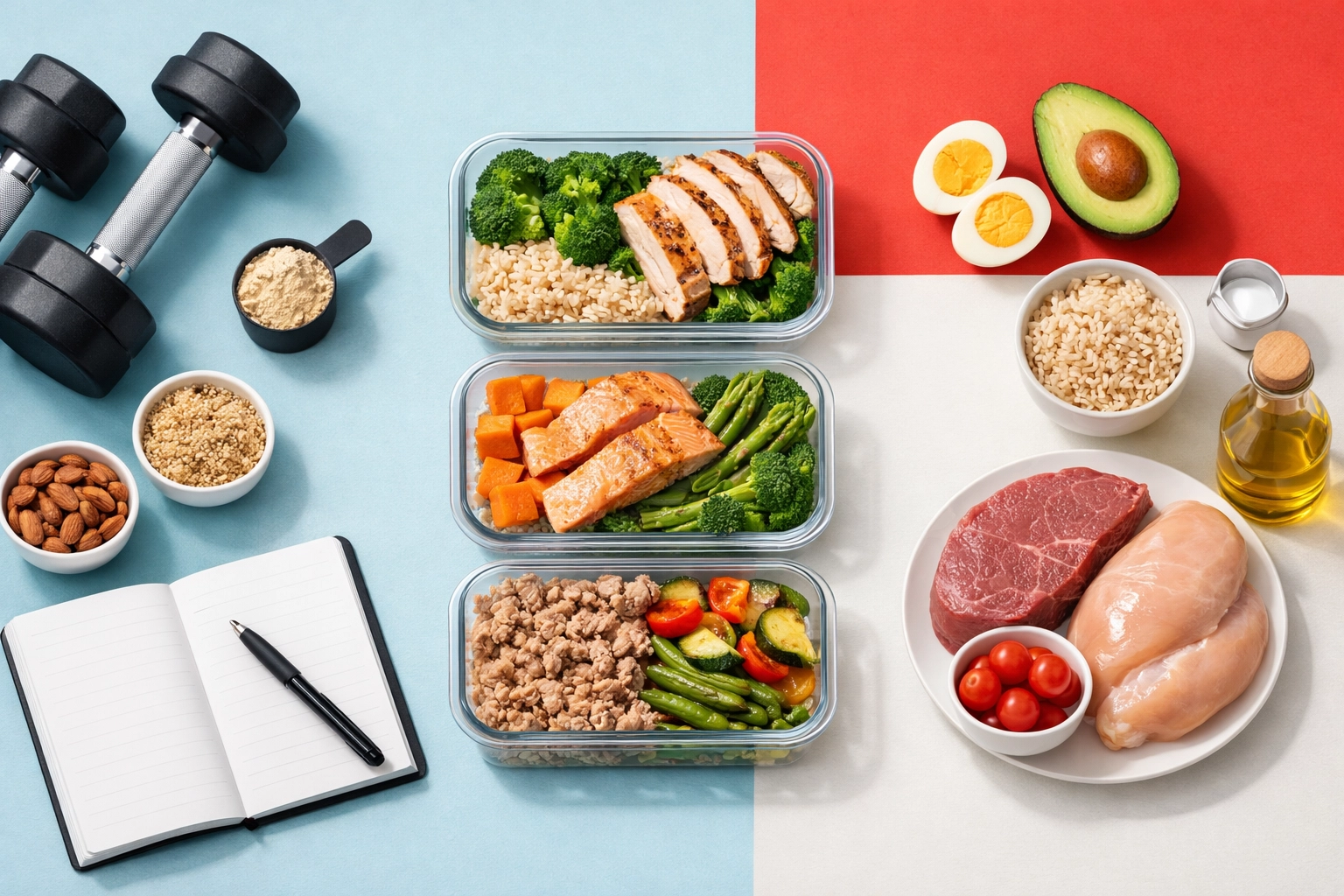 [HERO] Planning Your Weekly Meal Prep for Muscle Growth: A Step-by-Step Guide for Beginners