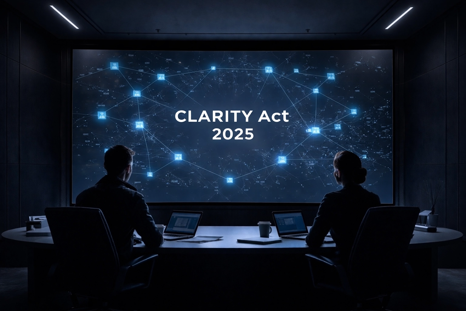 [HERO] A wide professional hero banner for the CLARITY Act 2025