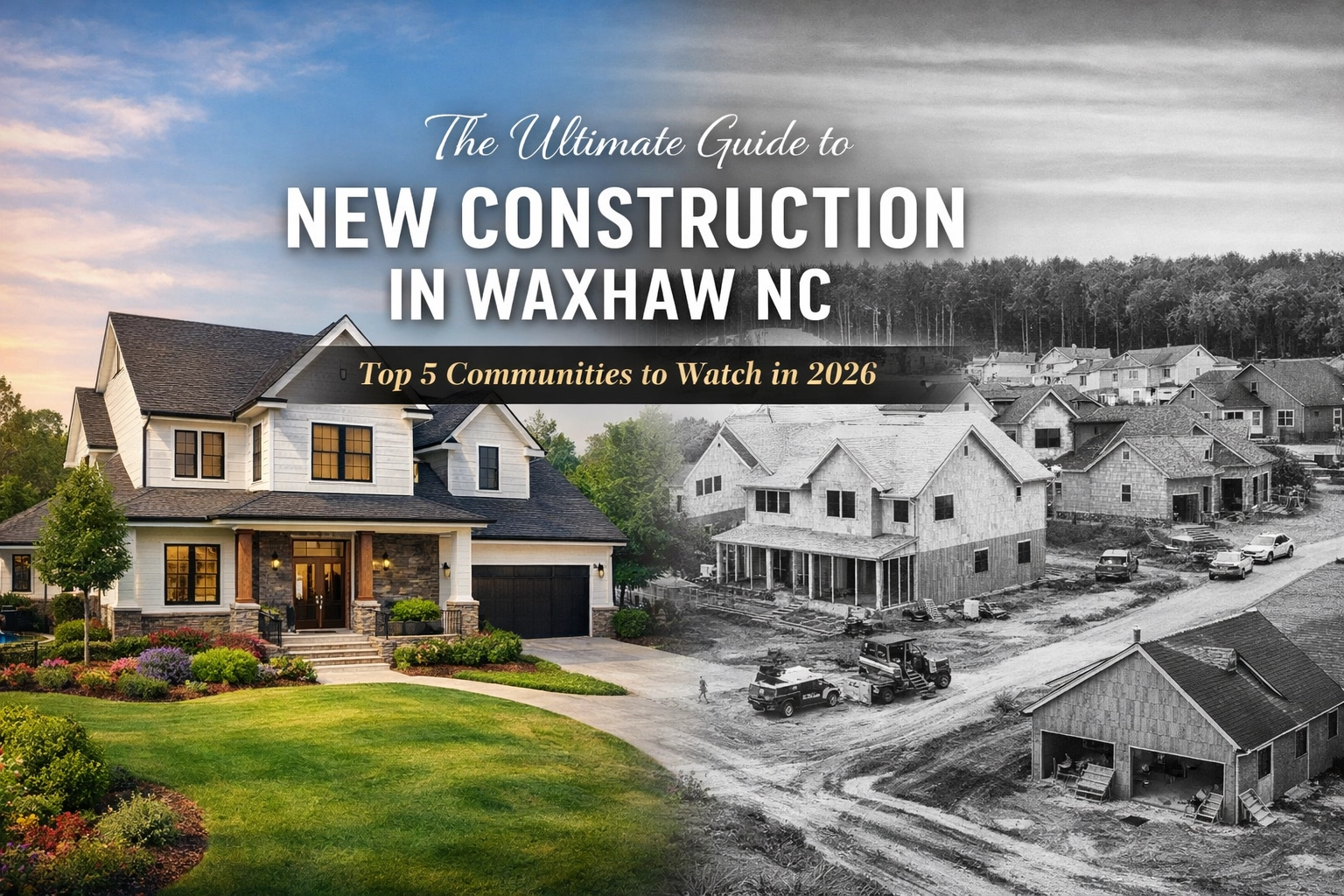 [HERO] The Ultimate Guide to New Construction in Waxhaw NC: Top 5 Communities to Watch in 2026