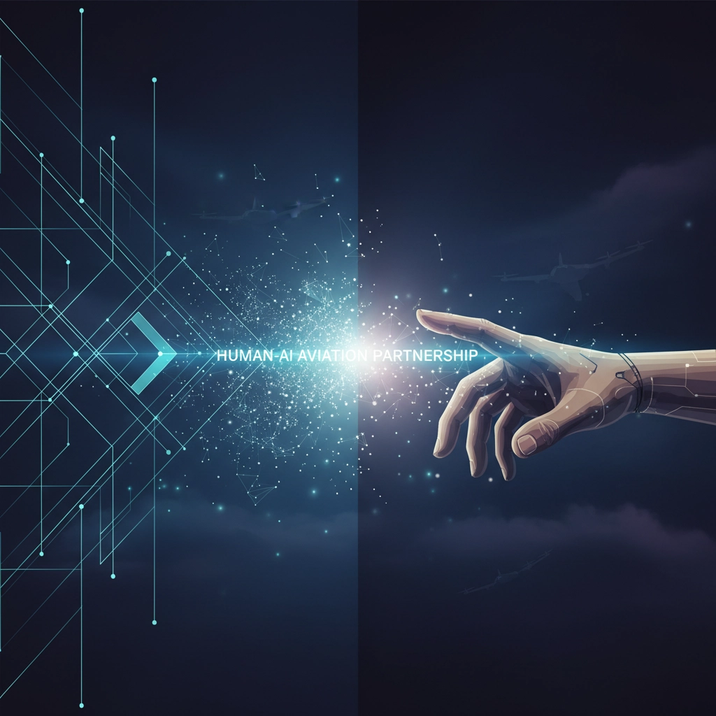 AvvA Wingmate and AI system collaborating