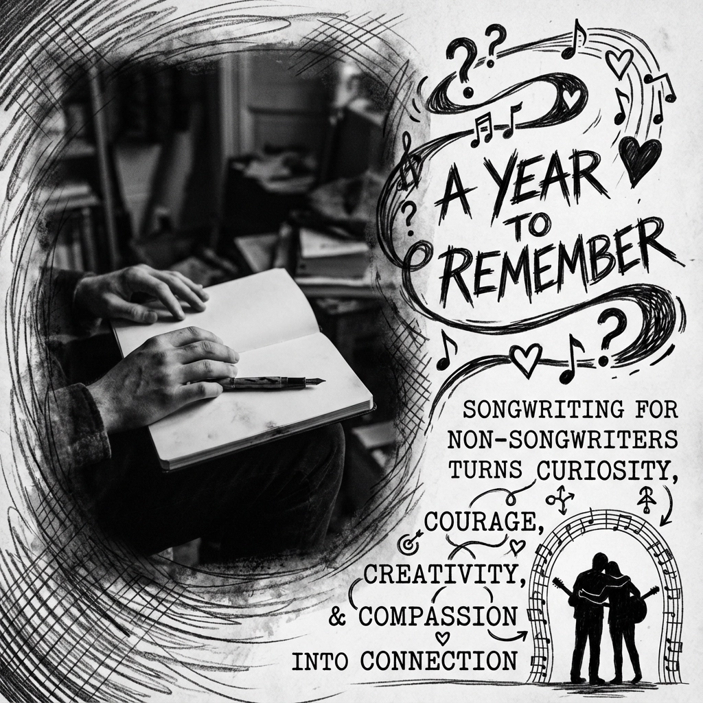 A Year to Remember: Songwriting for Non-Songwriters Turns Curiosity, Courage, Creativity & Compassion into Connection