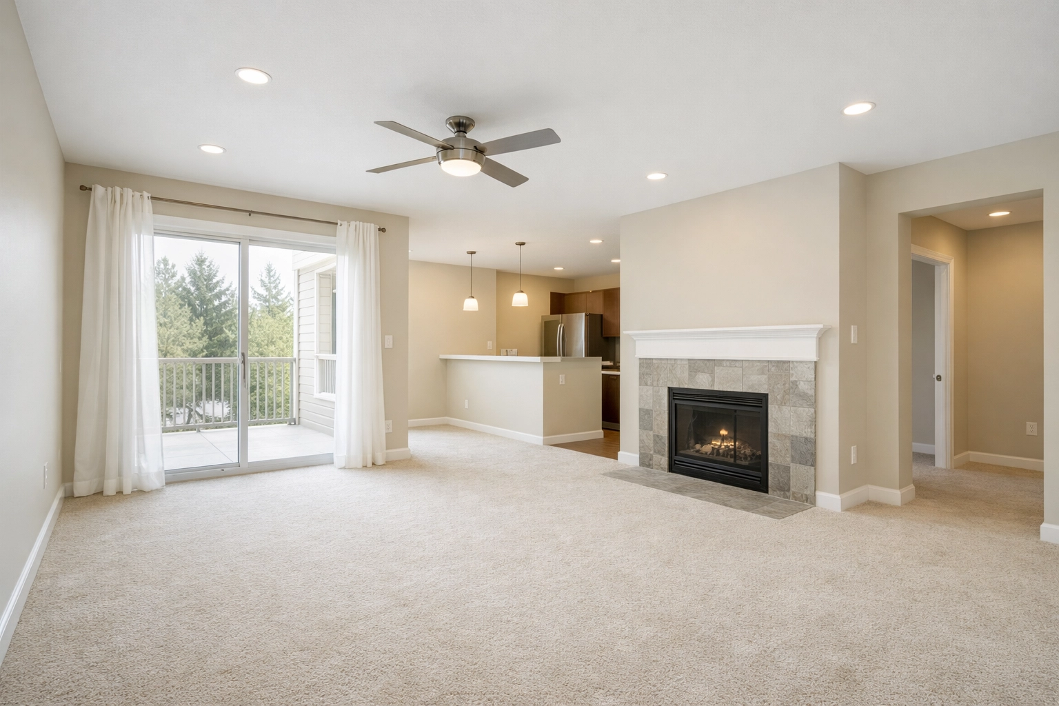 Empty rental property demonstrating void period costs for landlords without guaranteed rent