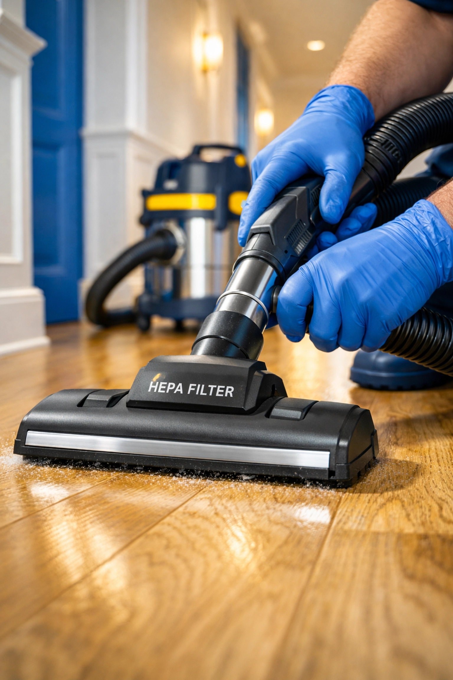 Professional House Cleaning in Lunenburg, MA using elite HEPA vacuuming for a healthy home environment.