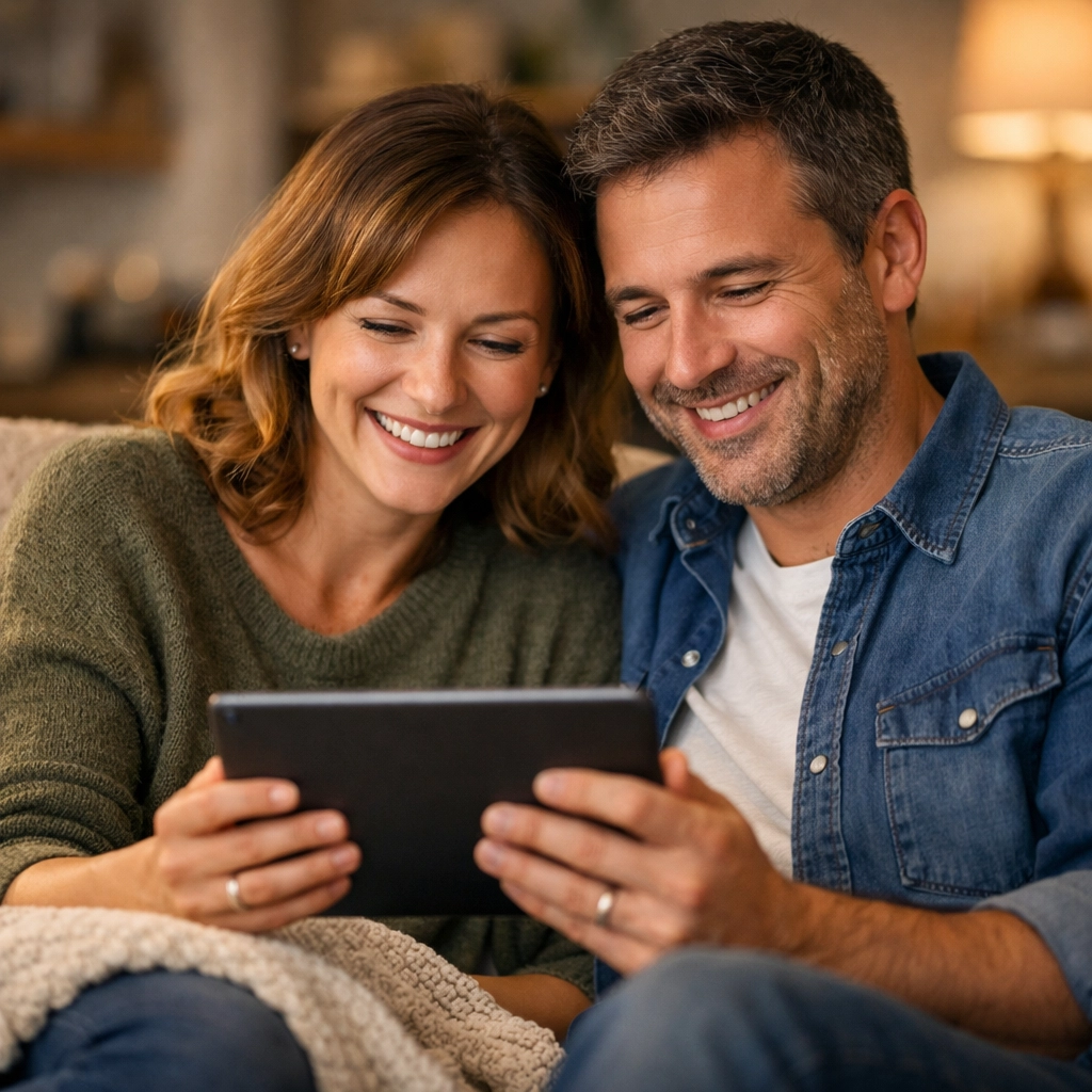 Client satisfait recevant un prêt mauvais crédit après une demande en ligne rapide et encourageante.