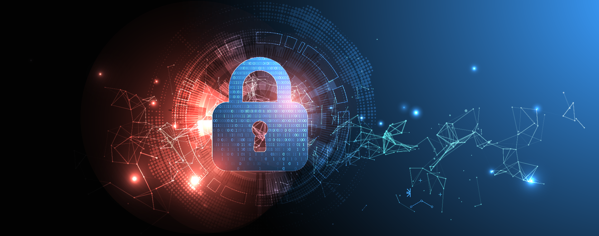 Digital Padlock with Binary Code