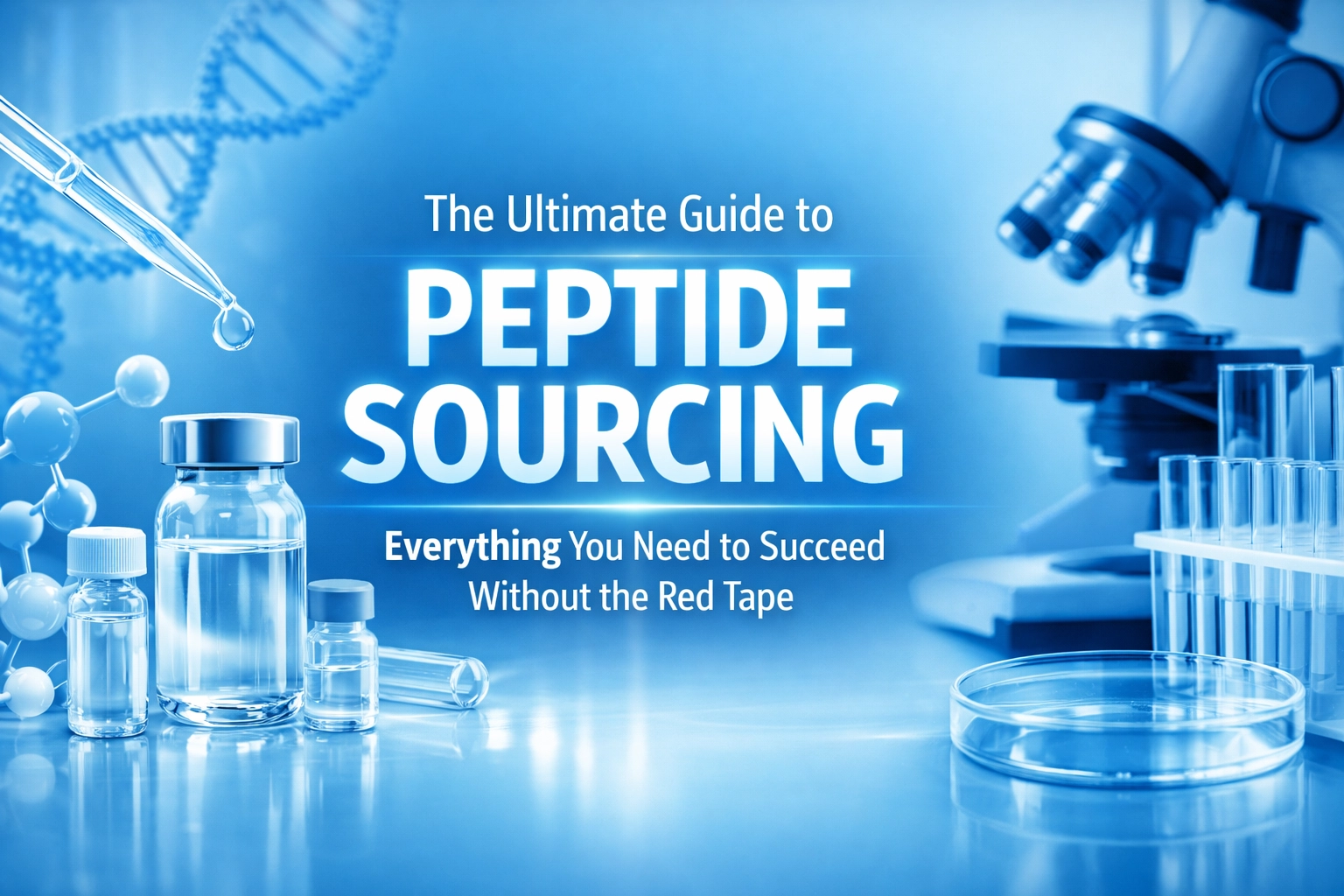 [HERO] The Ultimate Guide to Peptide Sourcing: Everything You Need to Succeed Without the Red Tape