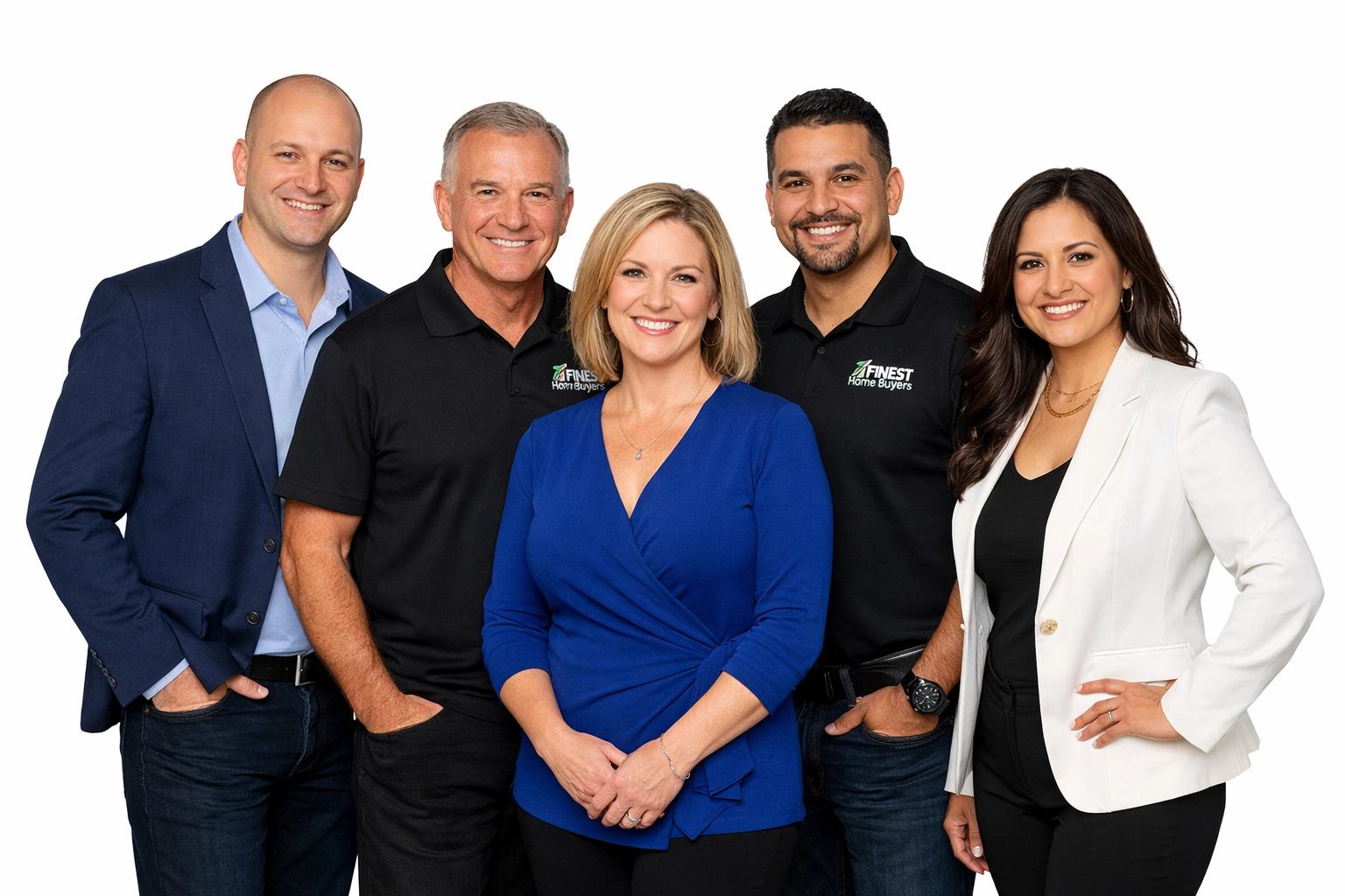 The professional team at Finest Home Buyers ready to help sell an inherited house in Bergen County.