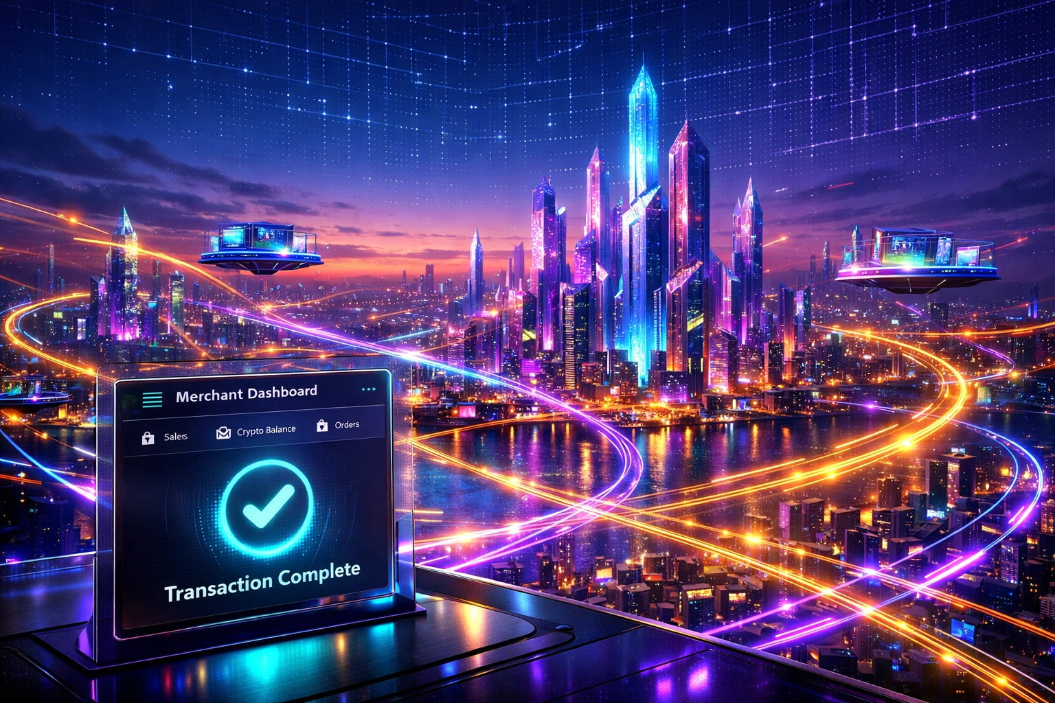 Fast blockchain transactions in a Metaverse city using Larecoin AI for global B2B2C business scaling.
