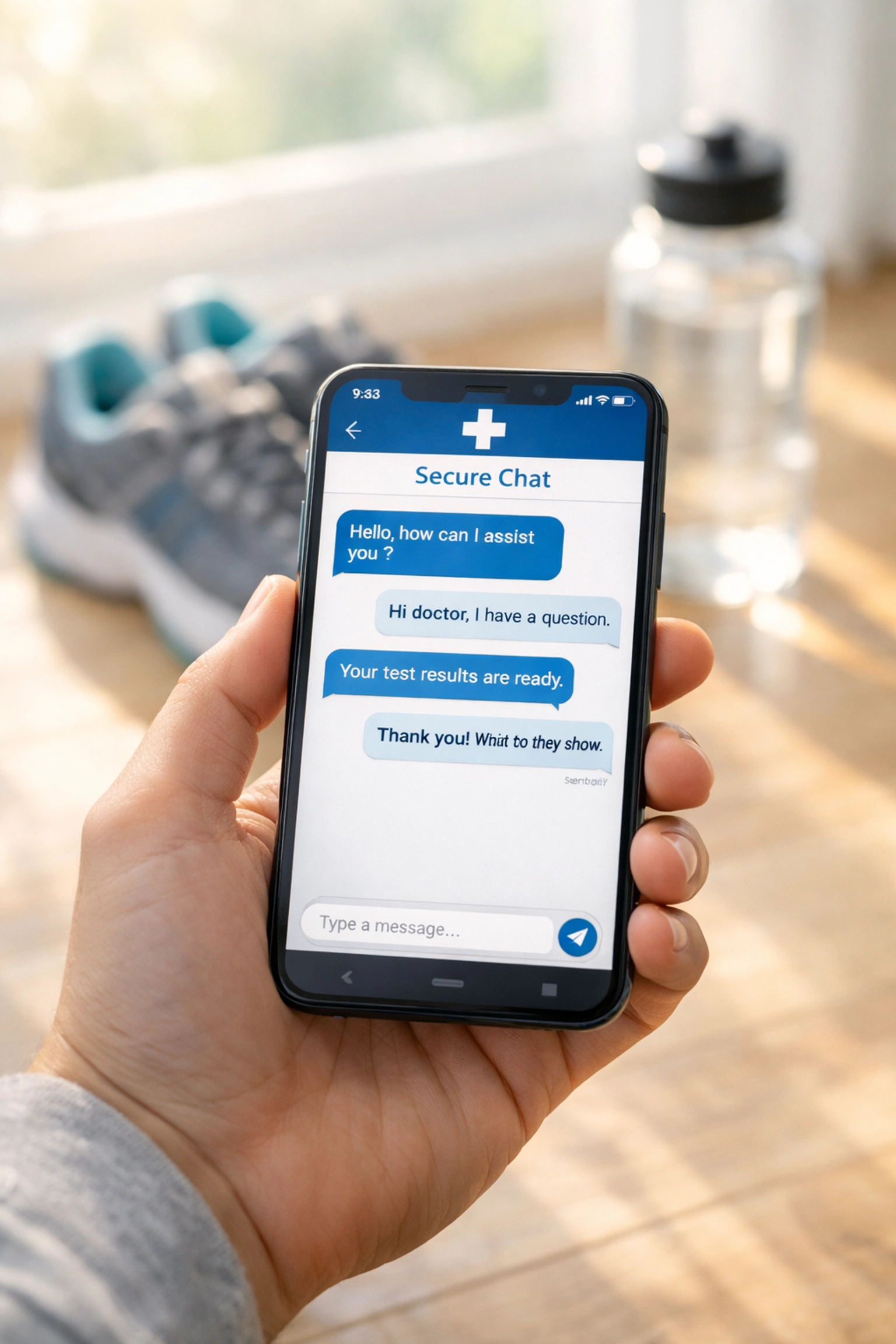 Secure medical messaging on a smartphone for fast access to weight loss doctors and GLP-1 prescriptions.