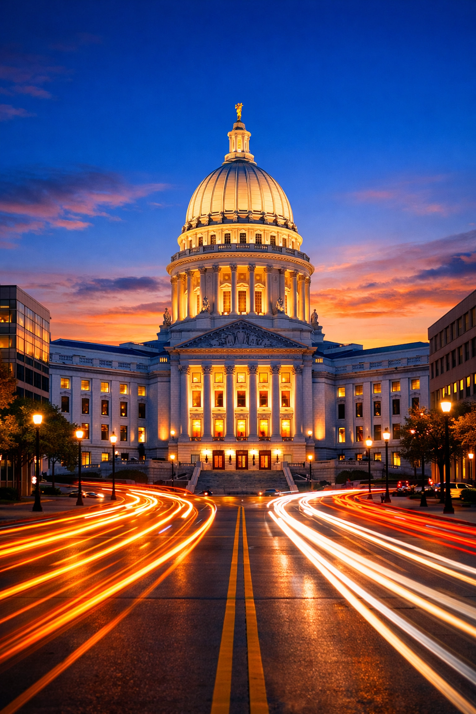 State capitol building at sunset representing the shift in public affairs and state-level policy communications.