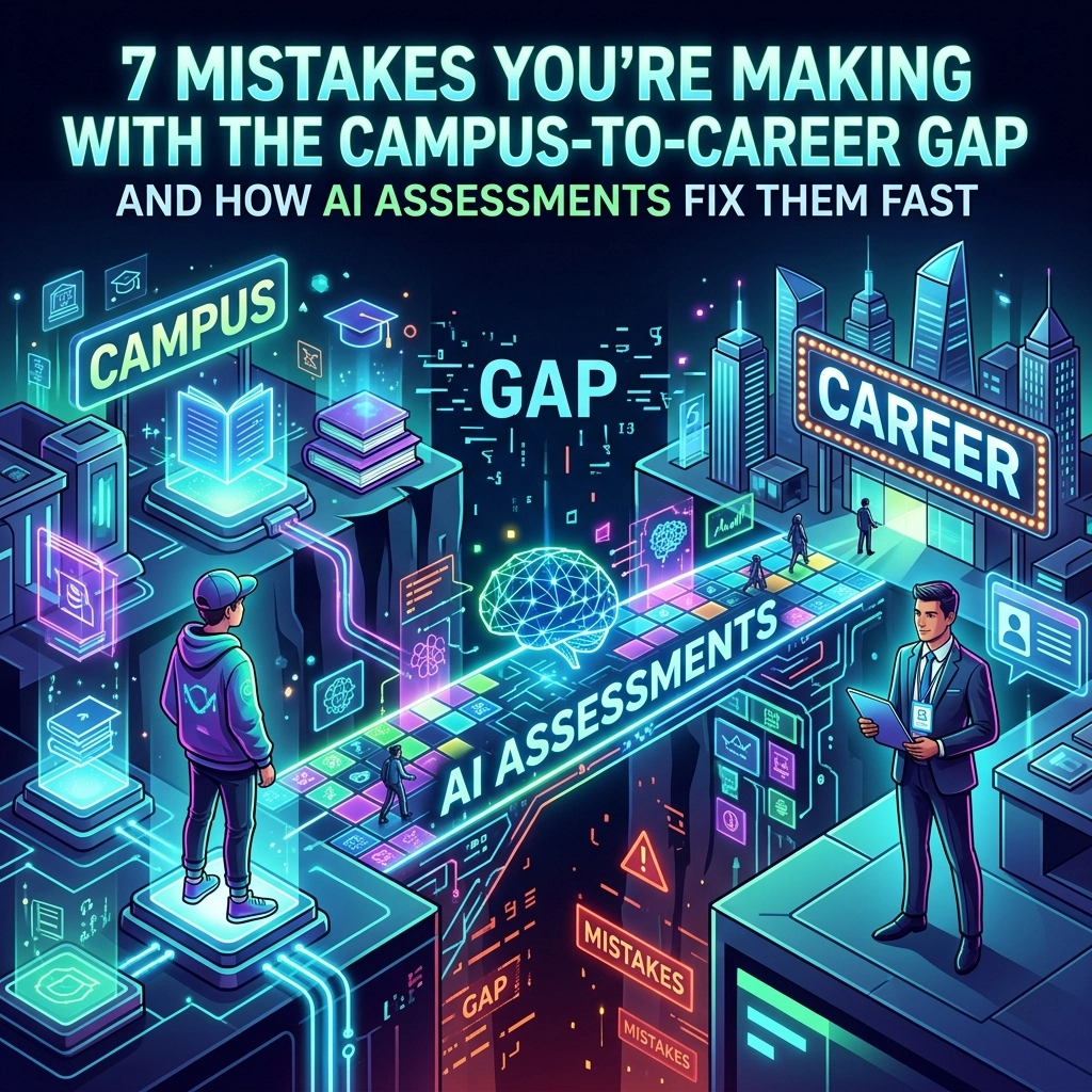 [HERO] 7 Mistakes You’re Making with the Campus-to-Career Gap (And How AI Assessments Fix Them Fast)