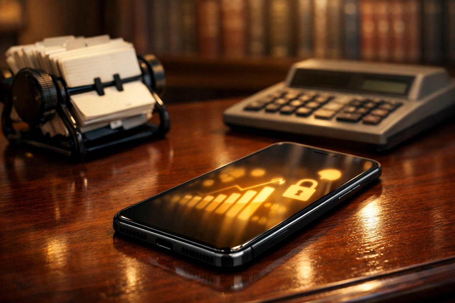 A modern smartphone beside vintage tools, representing the shift to sophisticated engineered financial retirement assets. A modern smartphone beside vintage tools, representing the shift to sophisticated engineered financial retirement assets.