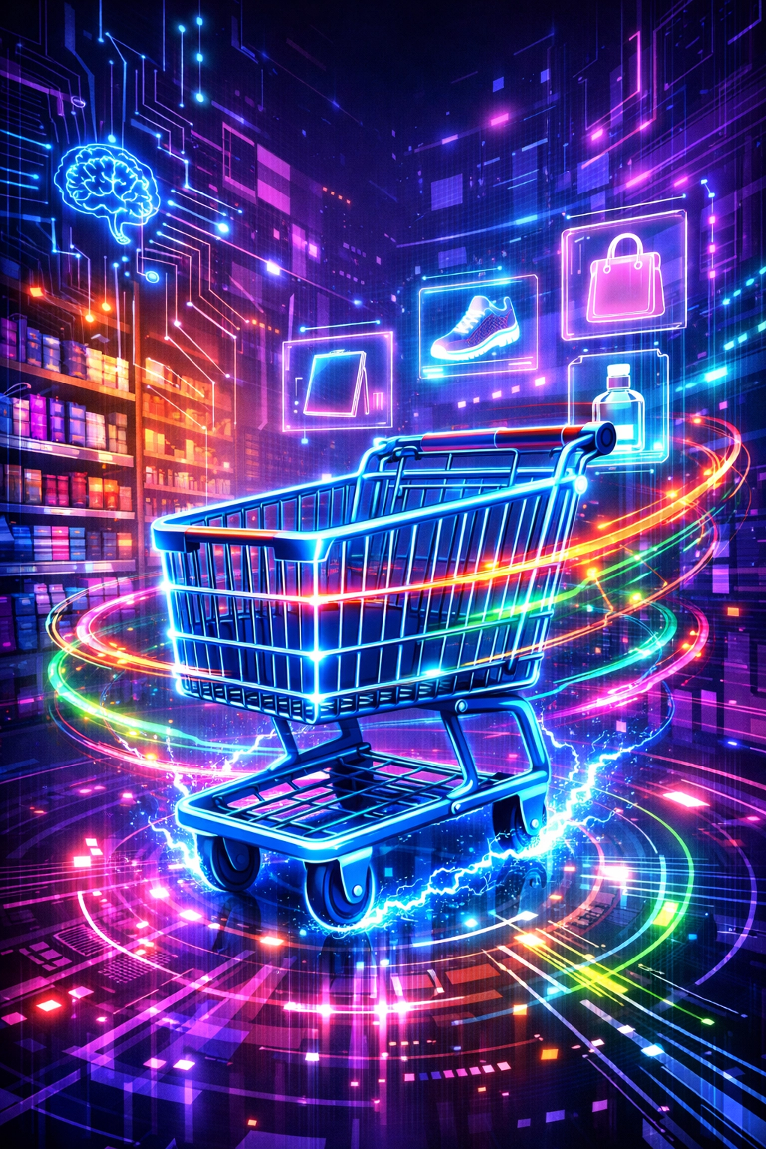 AI-powered shopping and metaverse integration for B2B2C crypto commerce with Larecoin