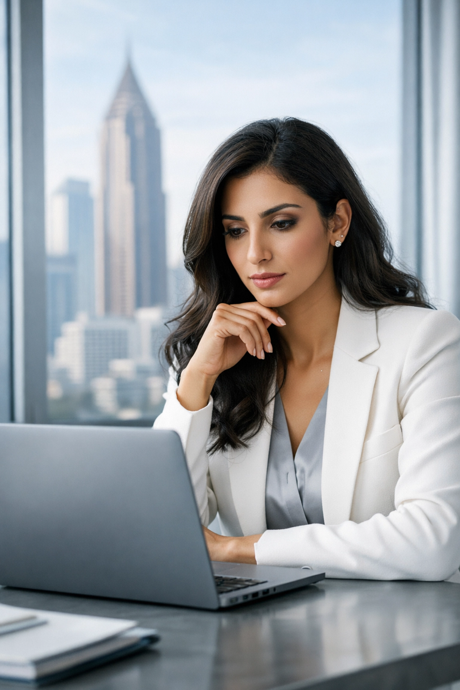 A professional business owner in Atlanta seeking financial clarity amidst messy business records and financial fog.