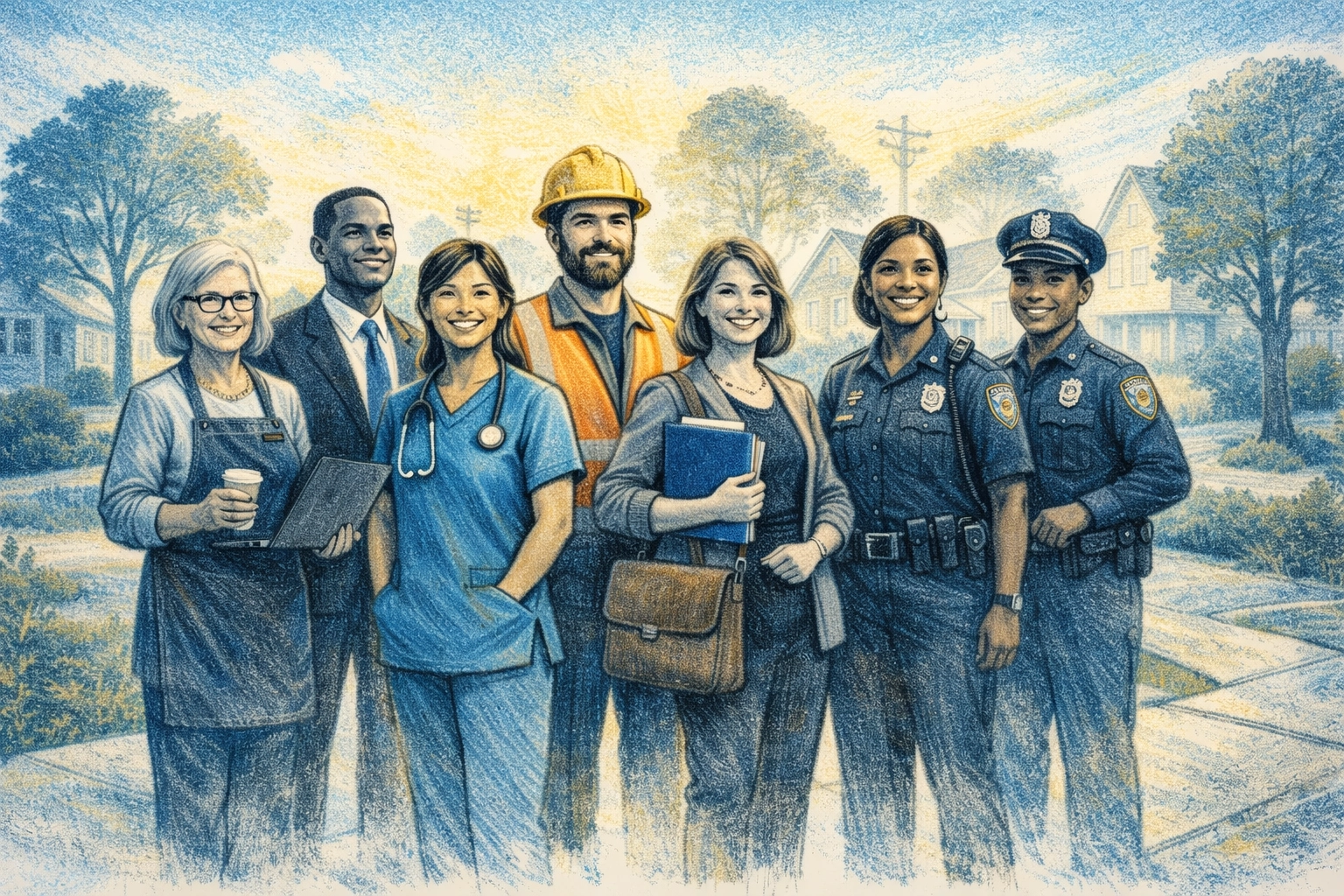 Memphis professionals and leaders standing together showing First Assembly's local community roots