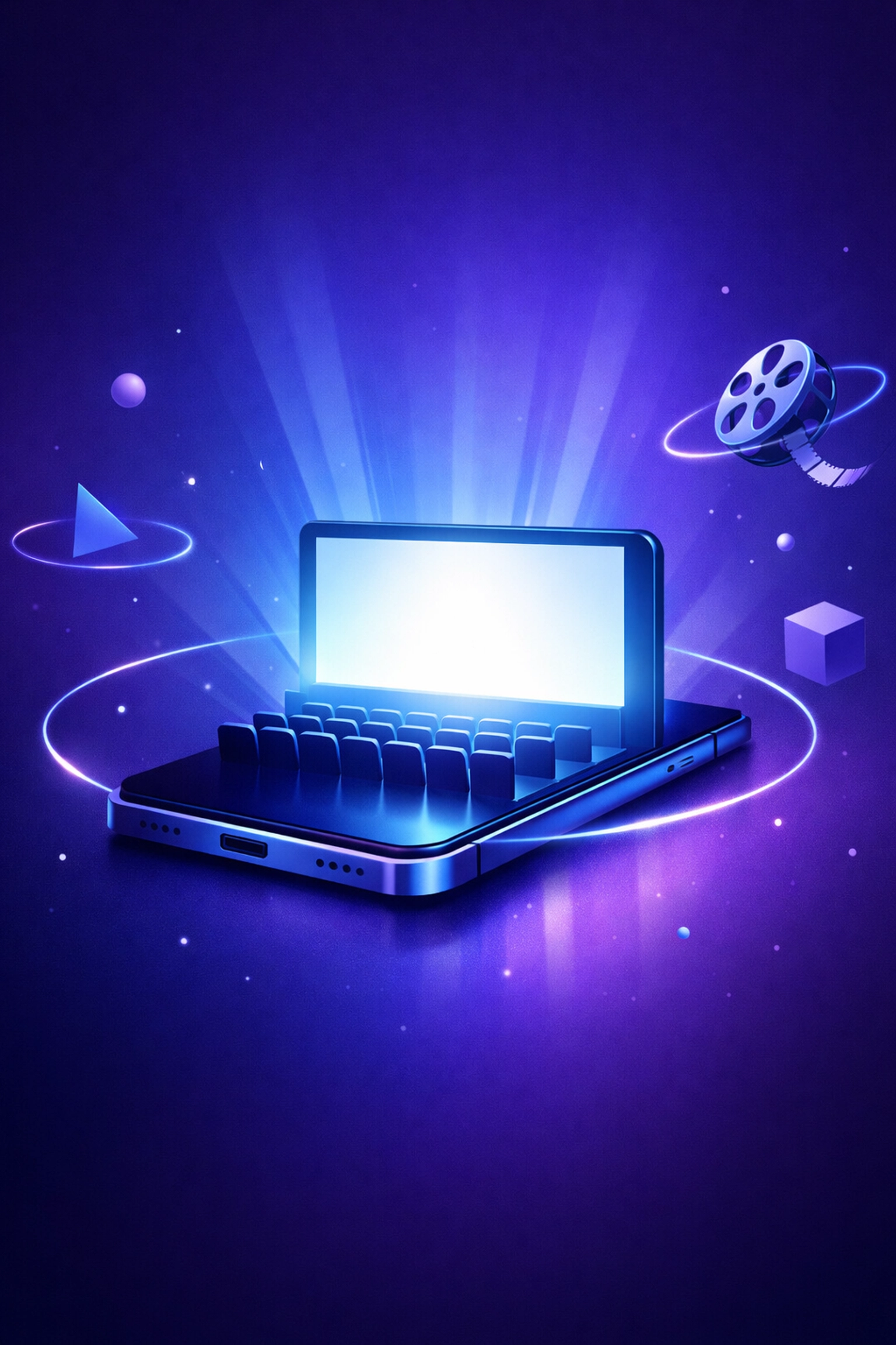 Pocket cinema streaming short films on smartphone with accessible entertainment anywhere