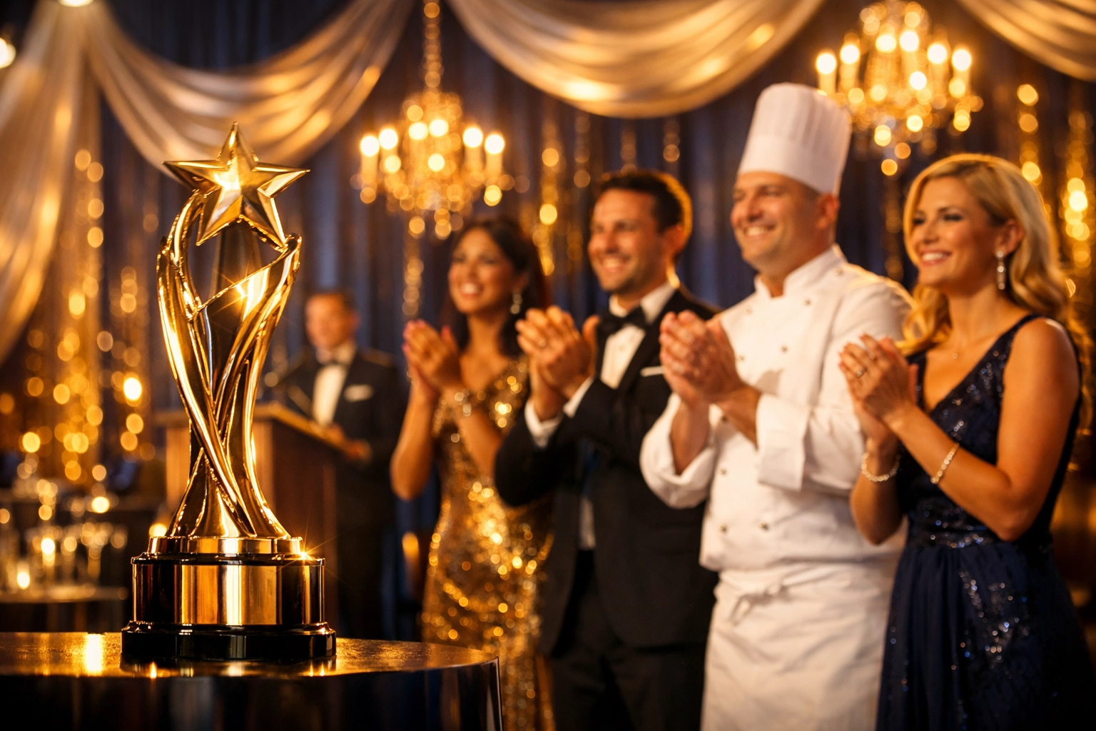 F&B@Sea Awards ceremony celebrating excellence in cruise hospitality industry