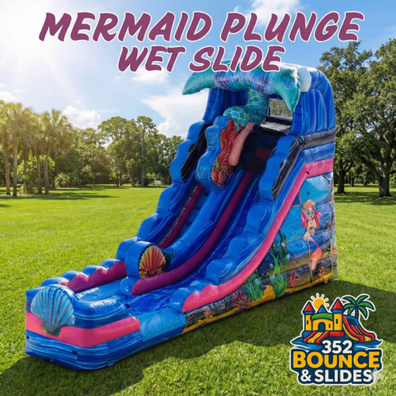 Mermaid Plunge Water Slide