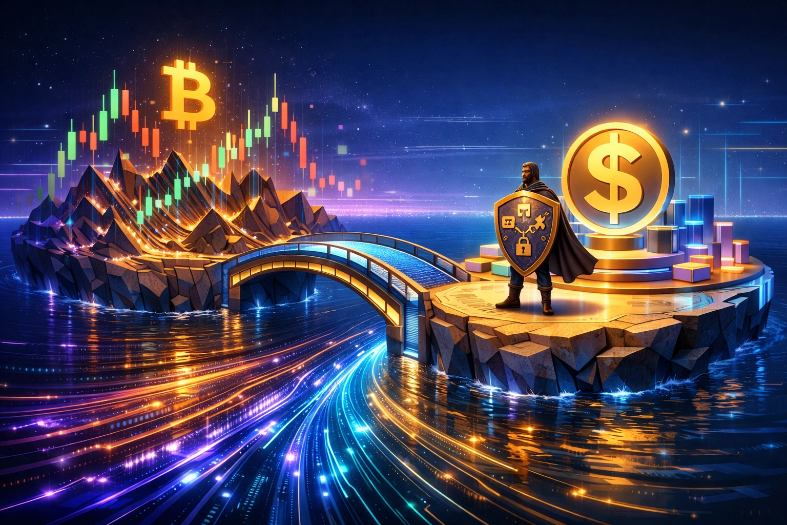 LUSD stablecoin bridge providing price stability for merchant crypto payments