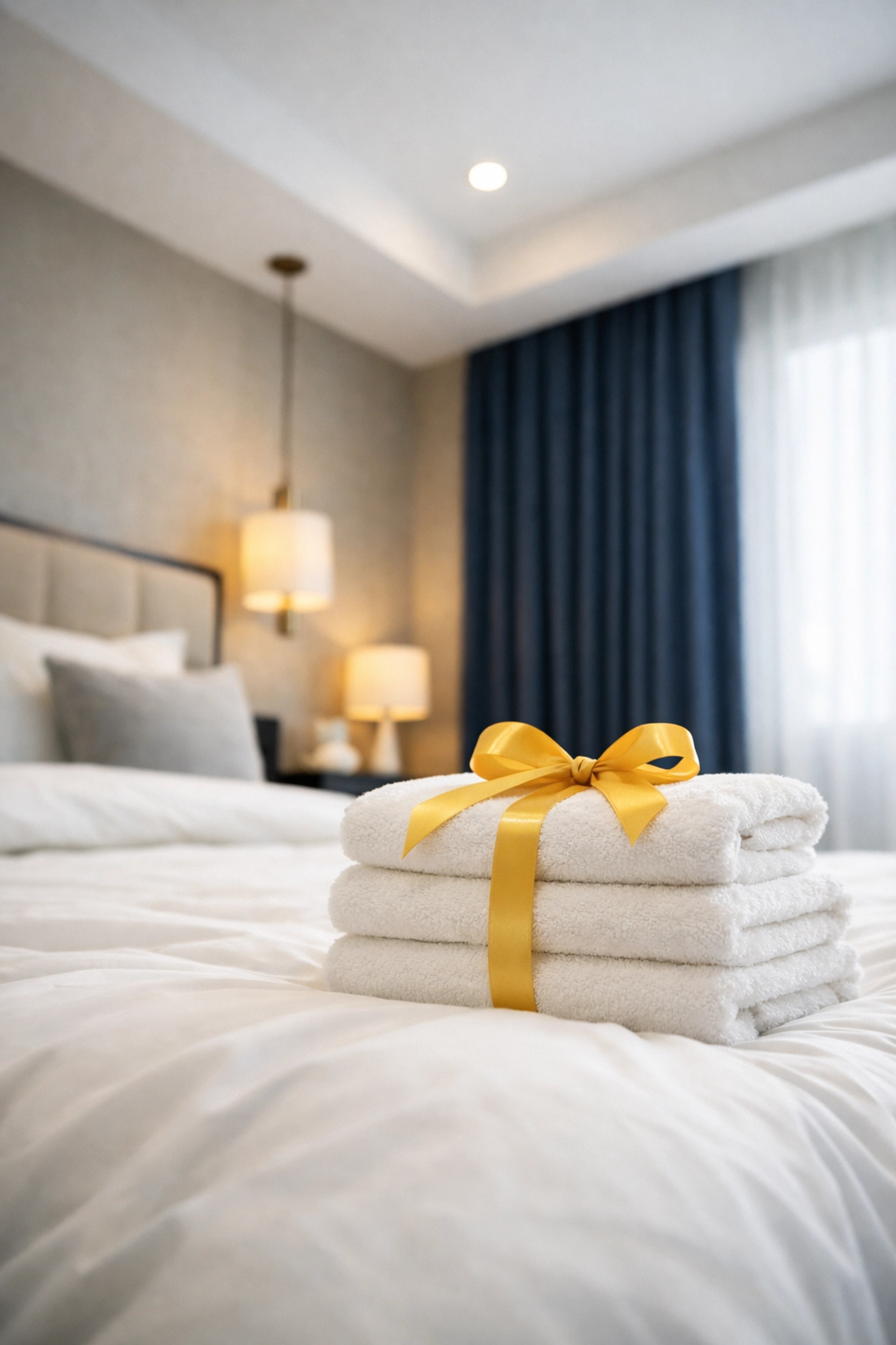 A dust-free, organized master bedroom after a visit from professional cleaners in Burlington MA.