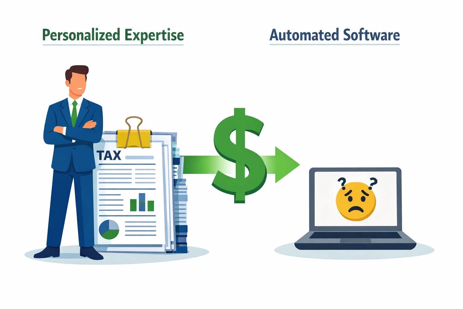 Concierge tax pro vs software comparison to maximize tax refund in New Haven.