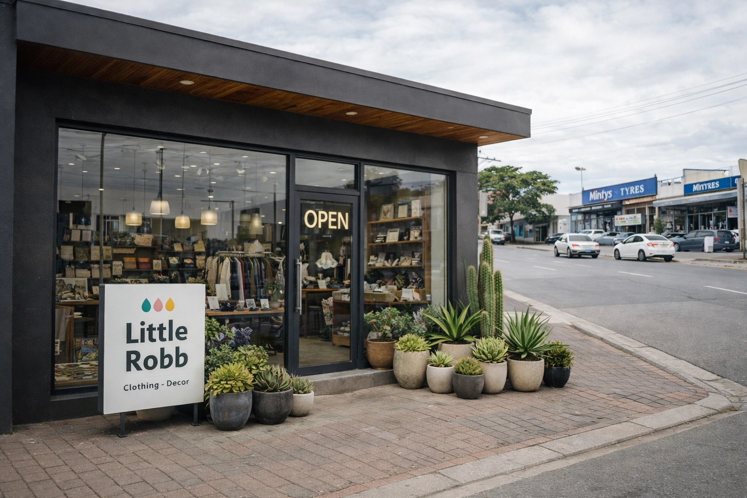Modern South African storefront in Randburg, showcasing a verified Google Business Profile photo