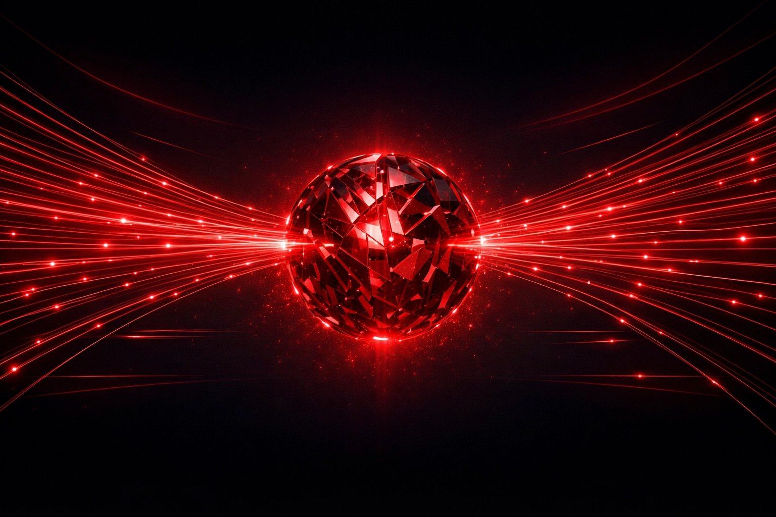 Data streams entering a central core representing Generative Engine Optimization for AI models.