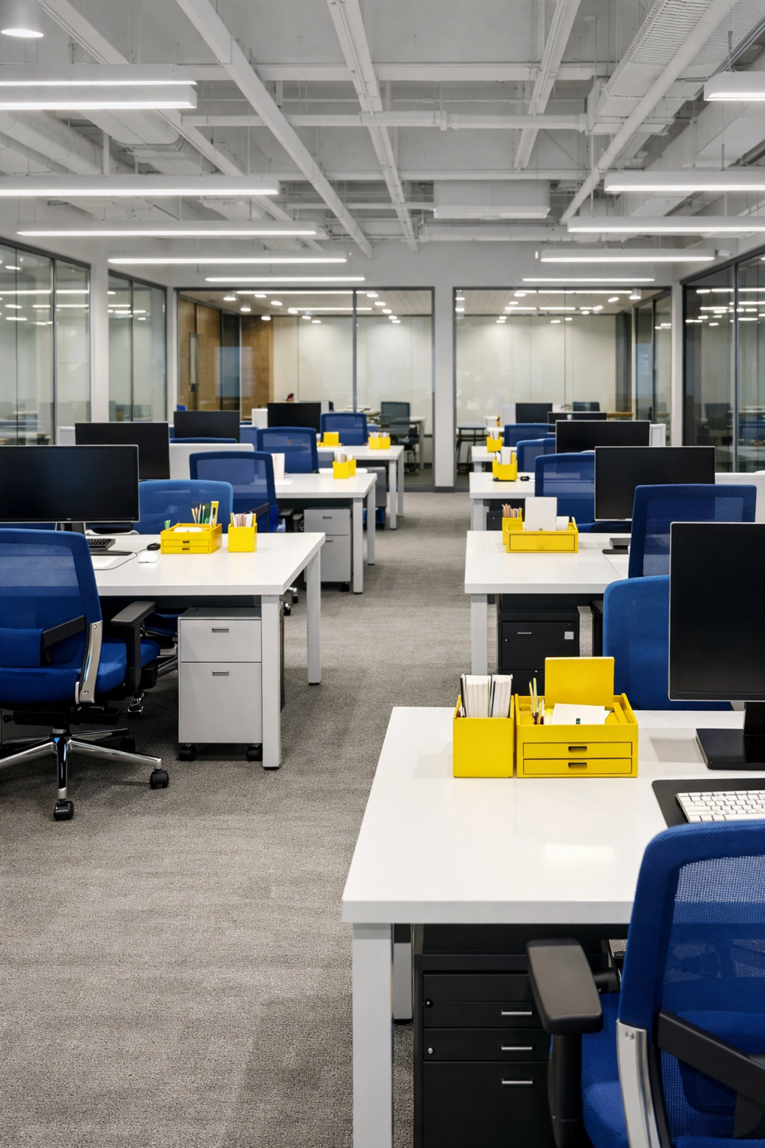 Pristine Kendall Square startup office maintained by professional office cleaning Cambridge experts.