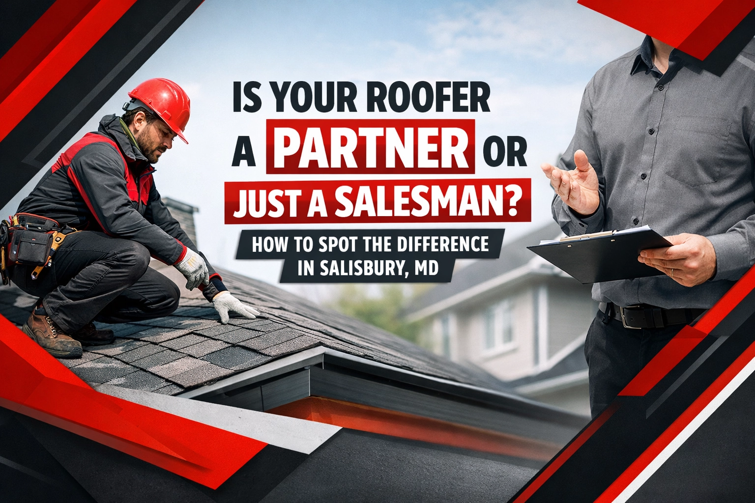 [HERO] Is Your Roofer a Partner or Just a Salesman? How to Spot the Difference in Salisbury, MD