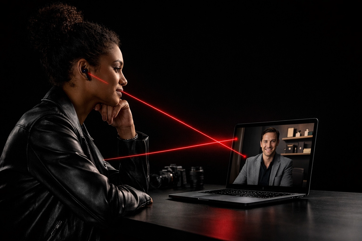 Creator engaging in direct brand interaction via video call without agency middlemen