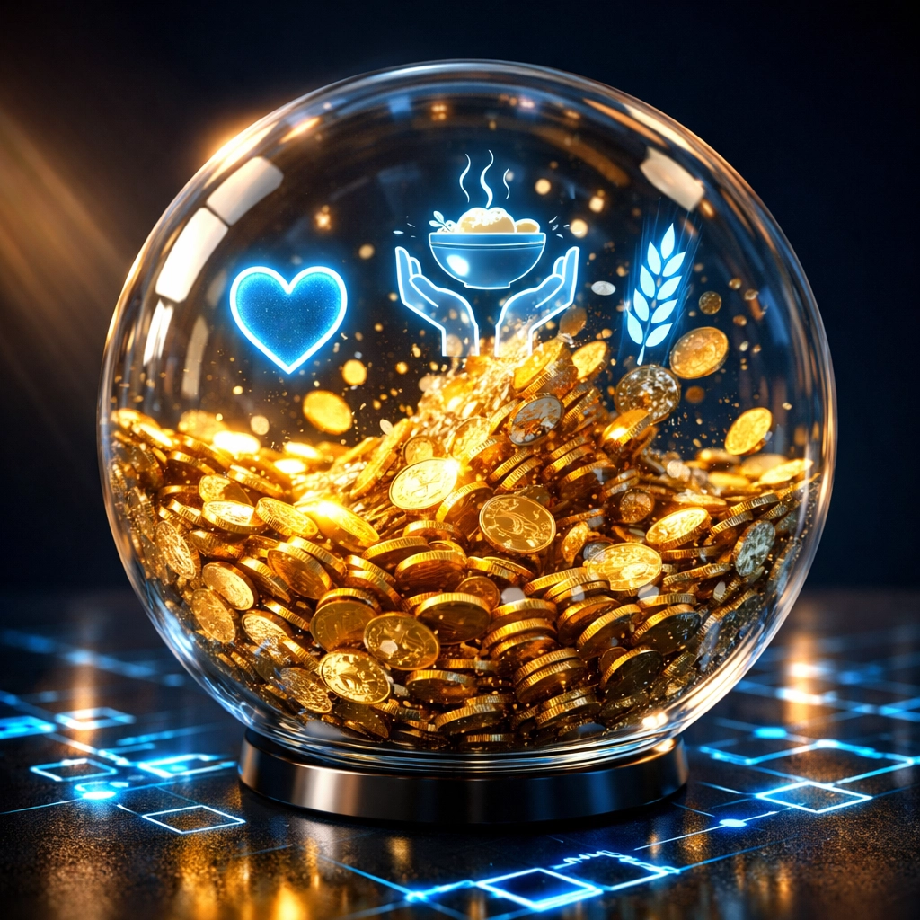 Blockchain-powered charitable payments with Larecoin's automated transaction tax system