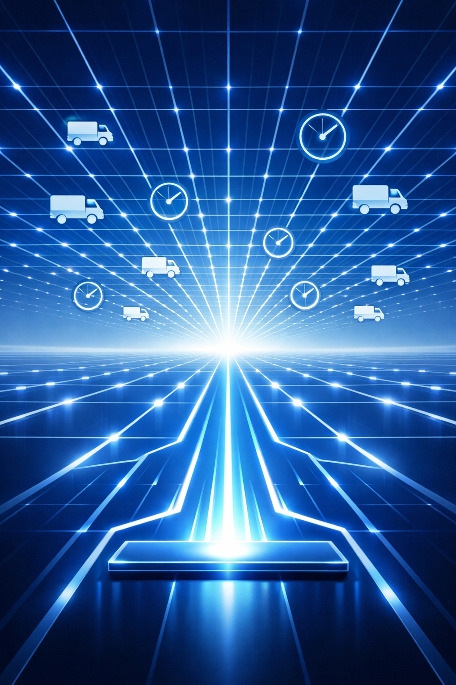 Scalable business architecture grid representing automated scheduling and operational efficiency.