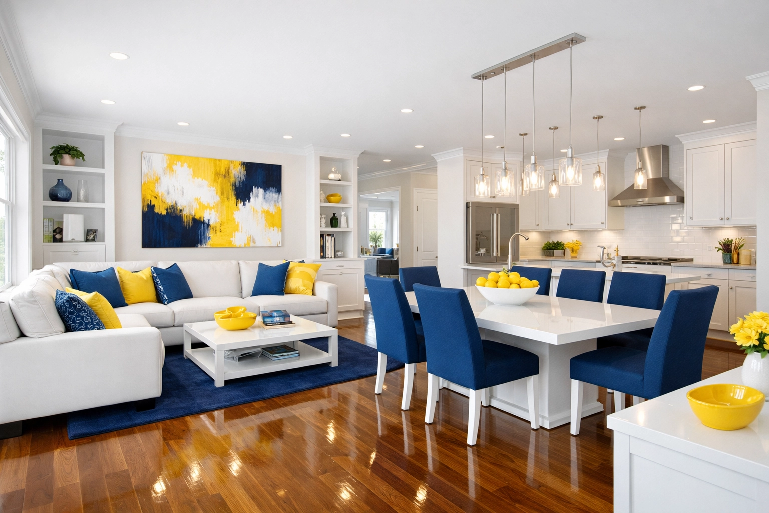 Spotless Lincoln home interior showing the stress-free results of weekly vs bi-weekly house cleaning services.